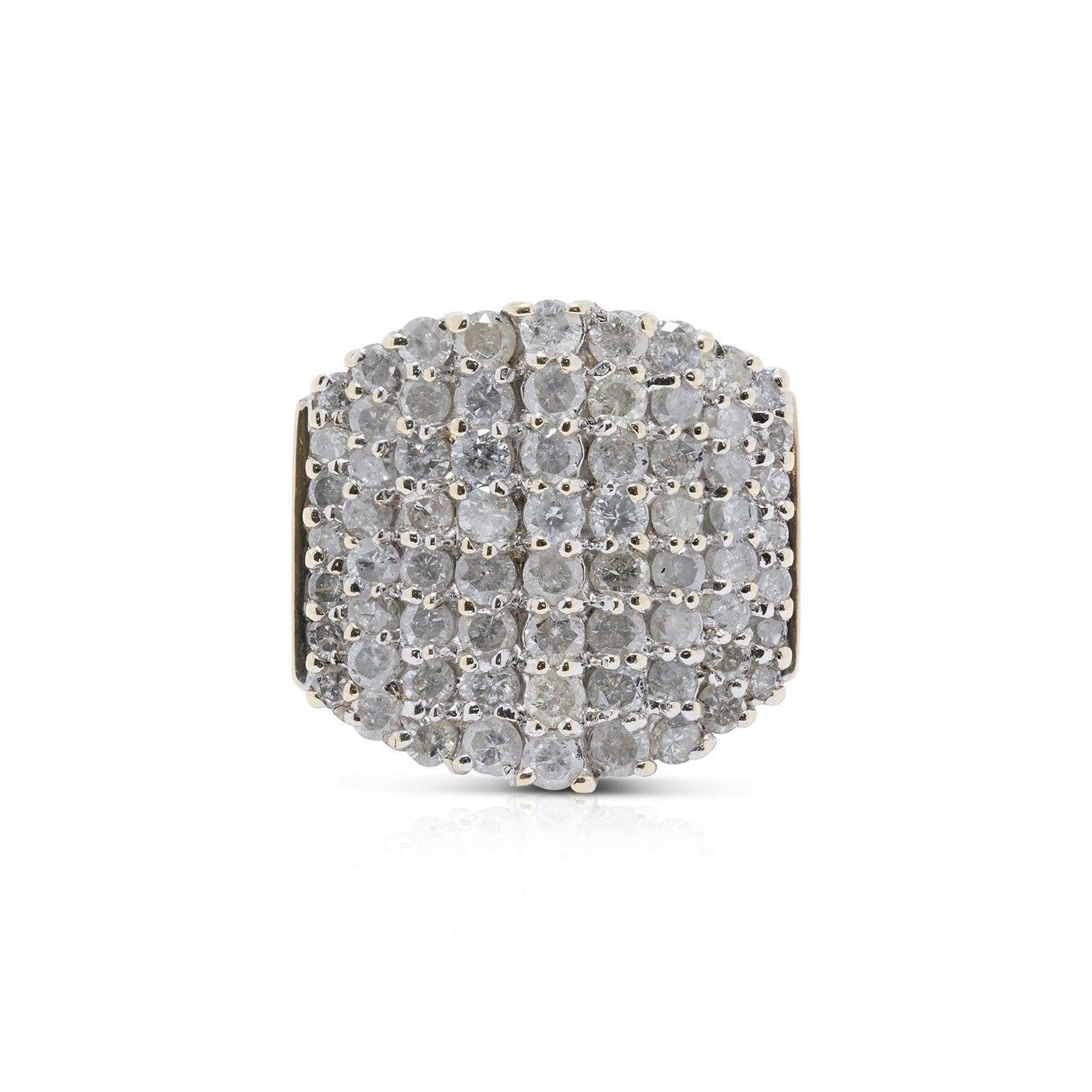 Diamond Cluster Ring