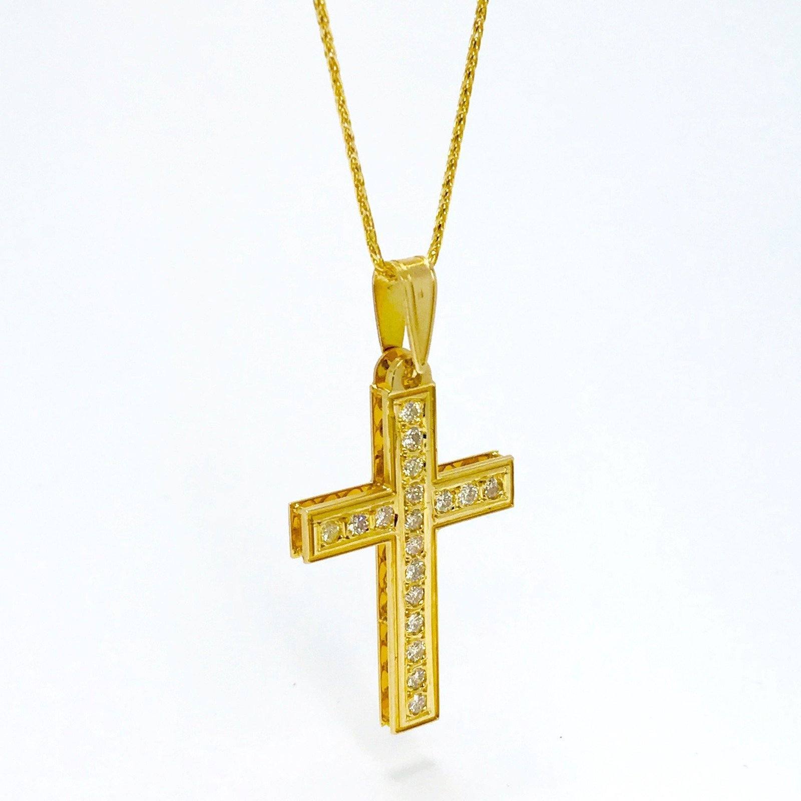Diamond Cross Pendant