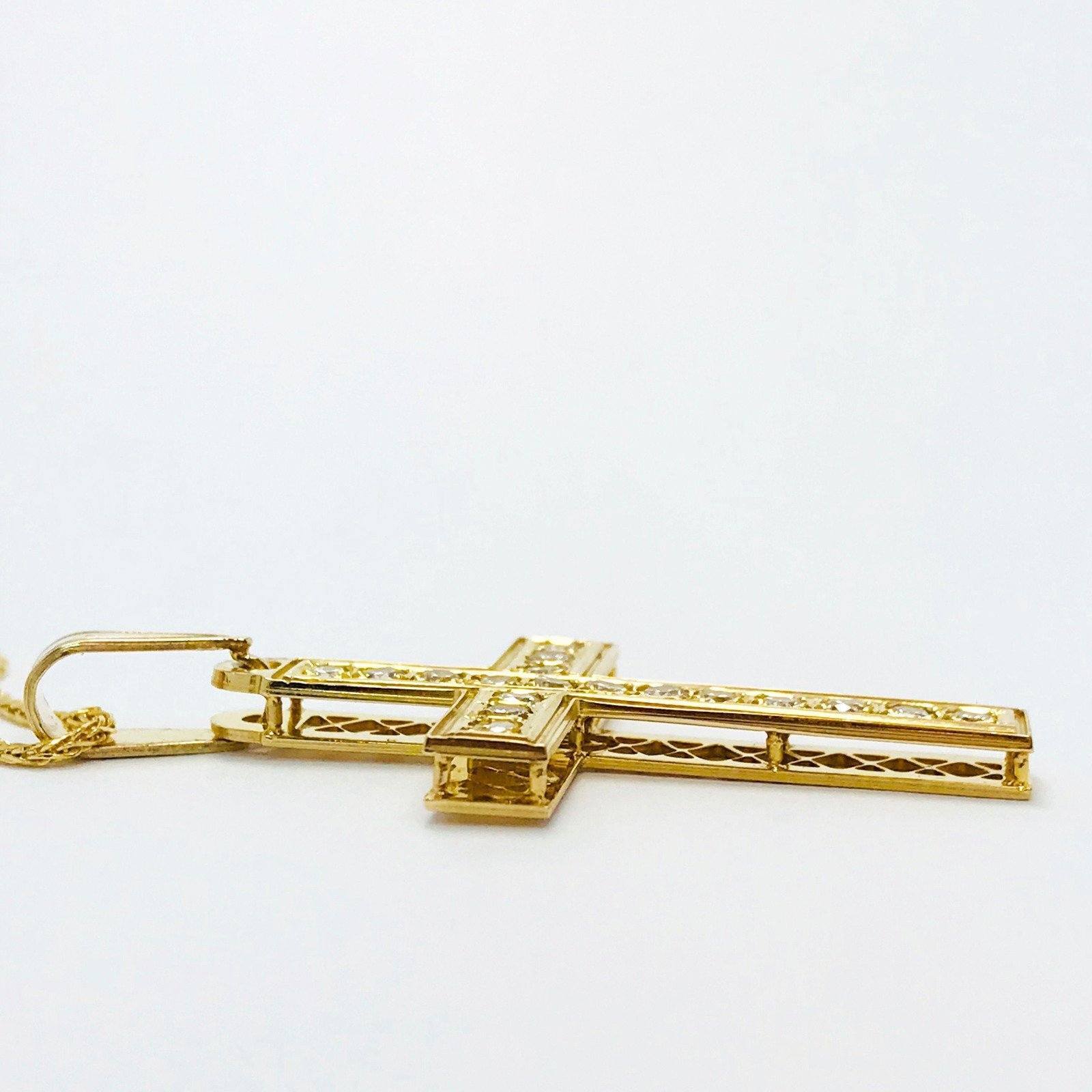 Diamond Cross Pendant