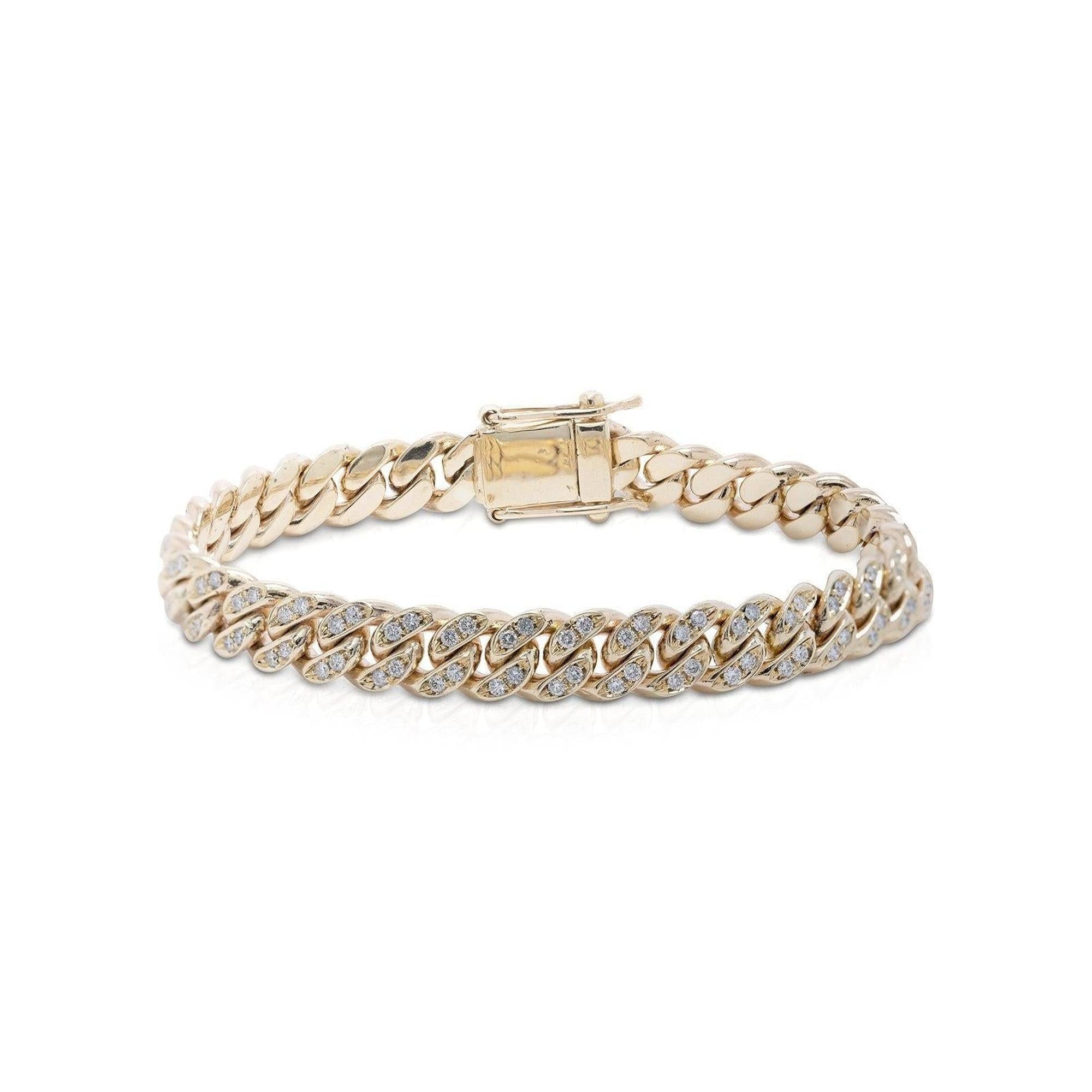 Diamond Cuban Link Bracelet