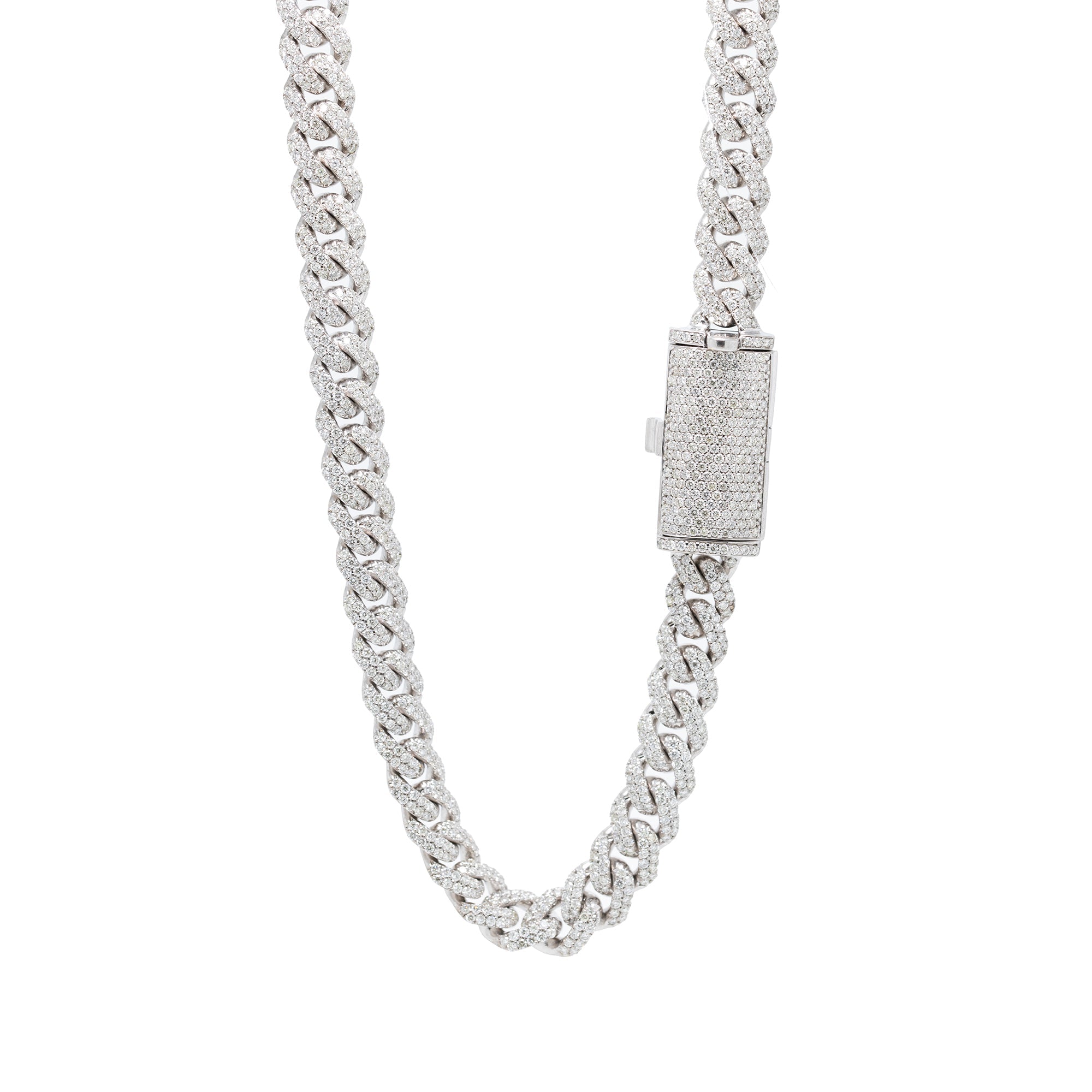 Diamond Curb Link Necklace
