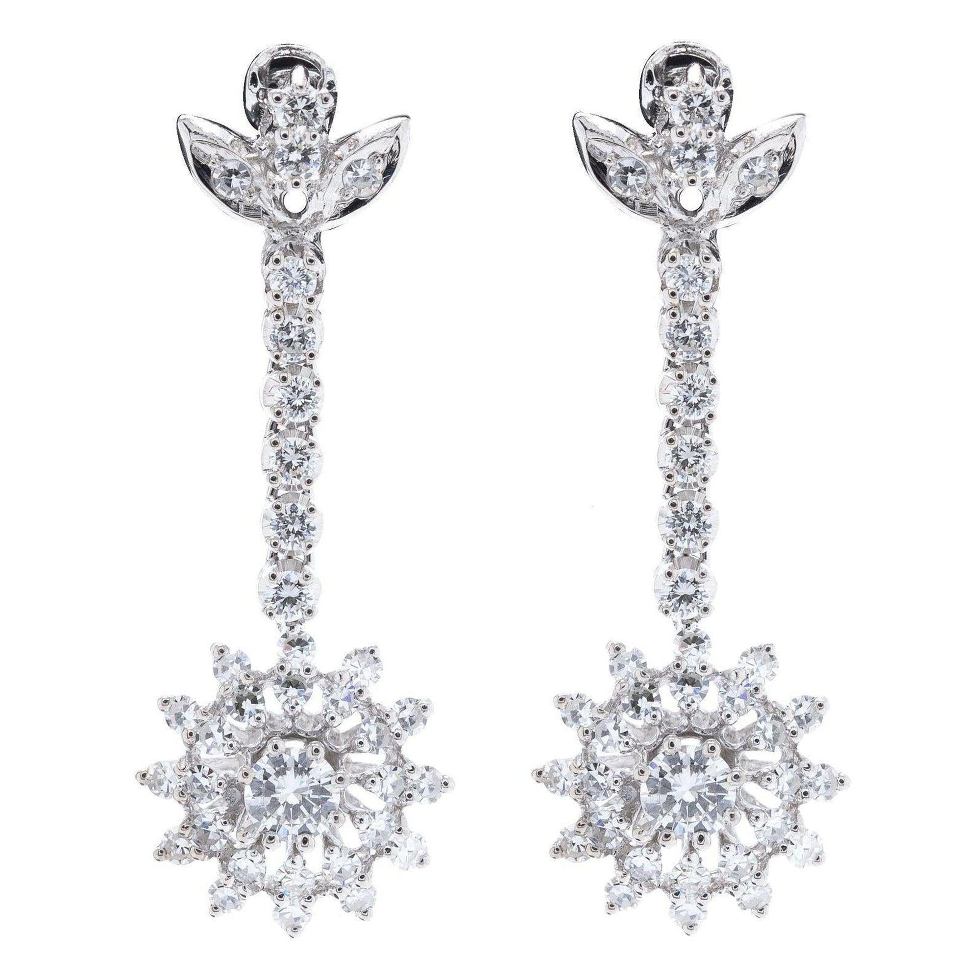 Diamond Drop Earrings