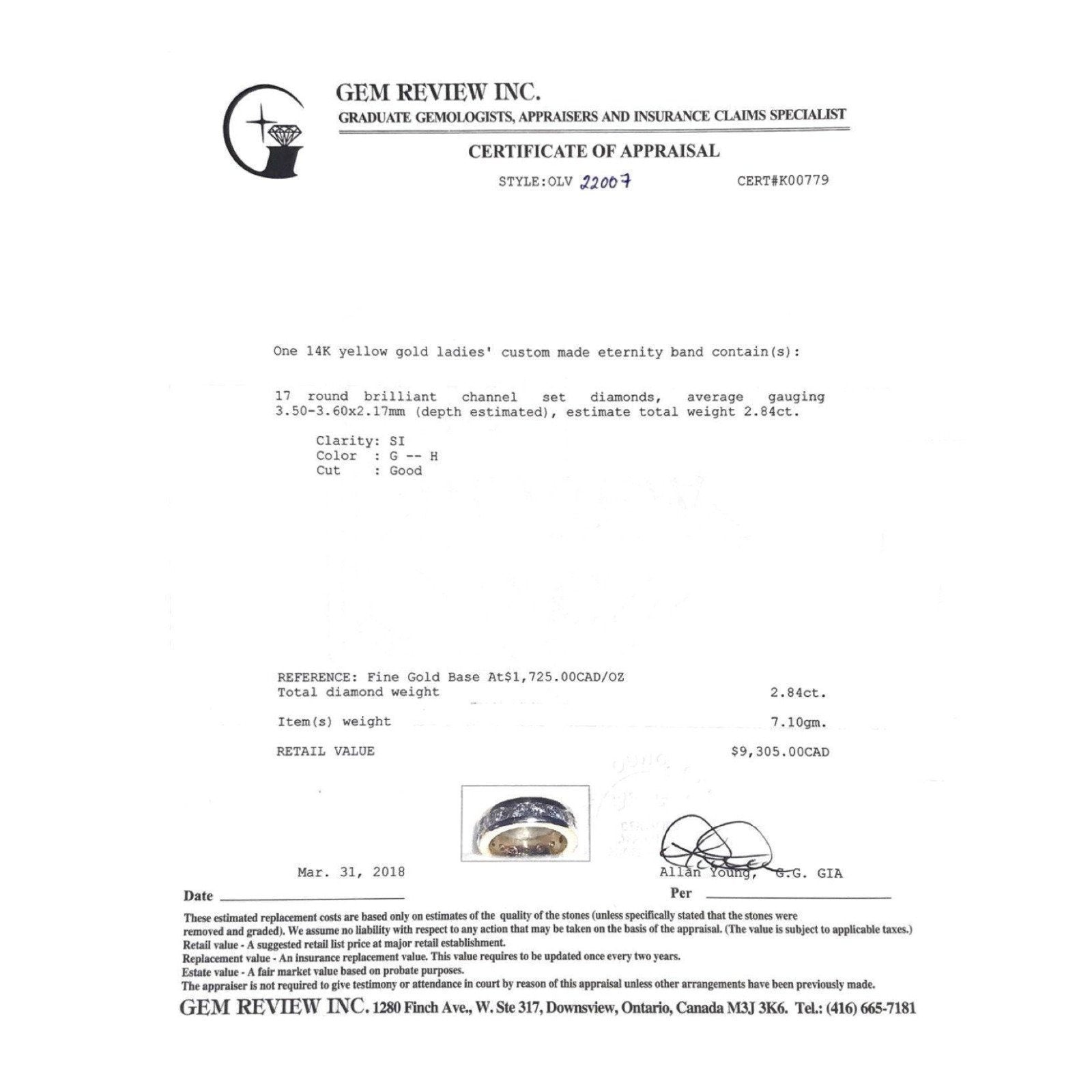 Diamond Eternity Band Ring