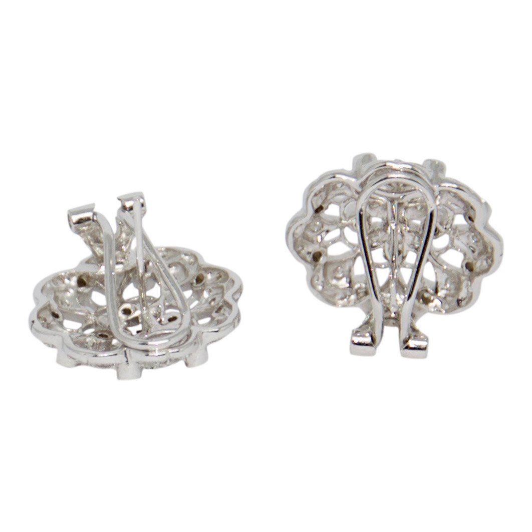 Diamond Filigree Earrings