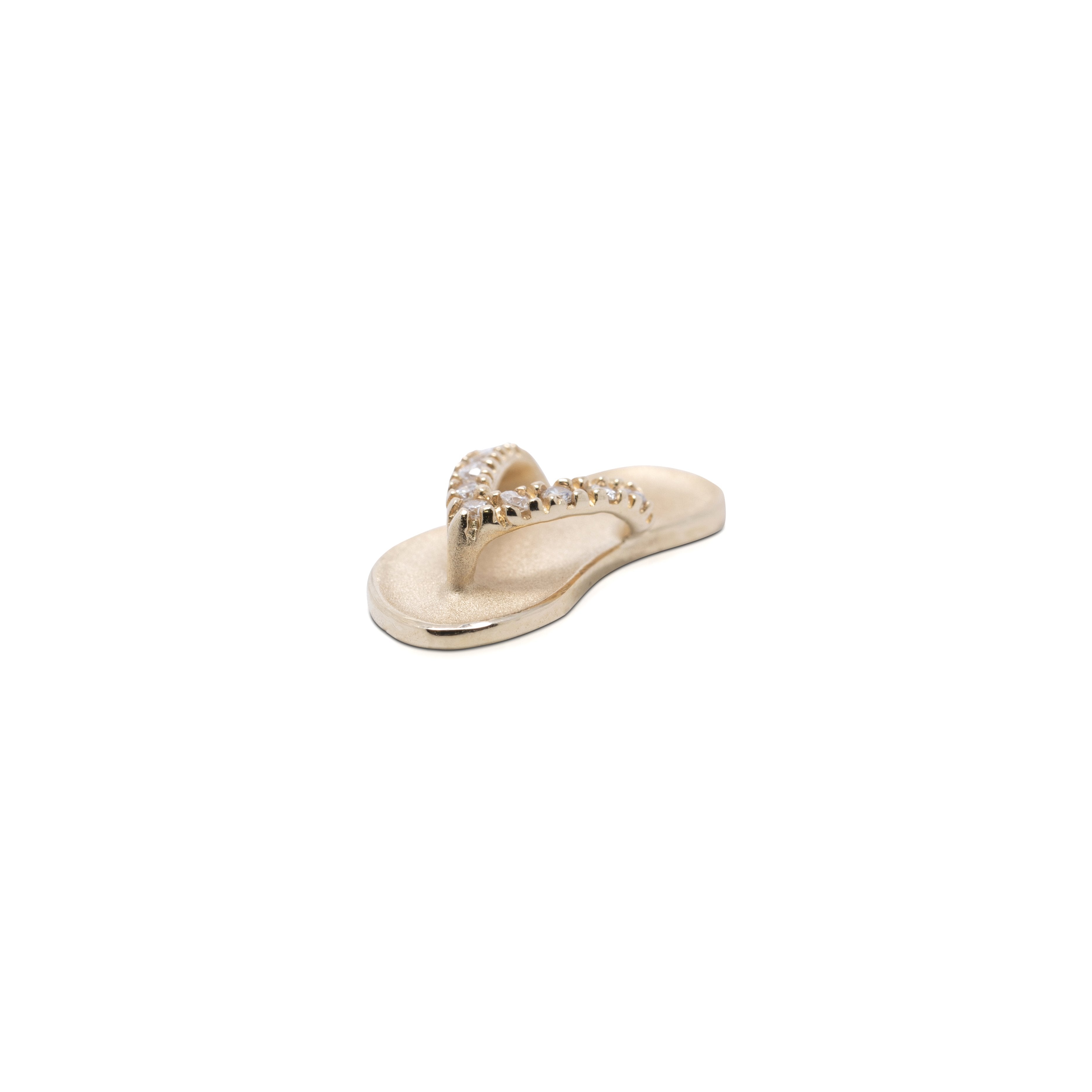 Diamond Flip Flop Charm