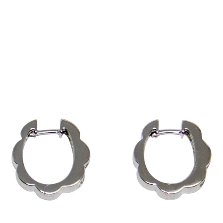 Diamond Hoop Earrings