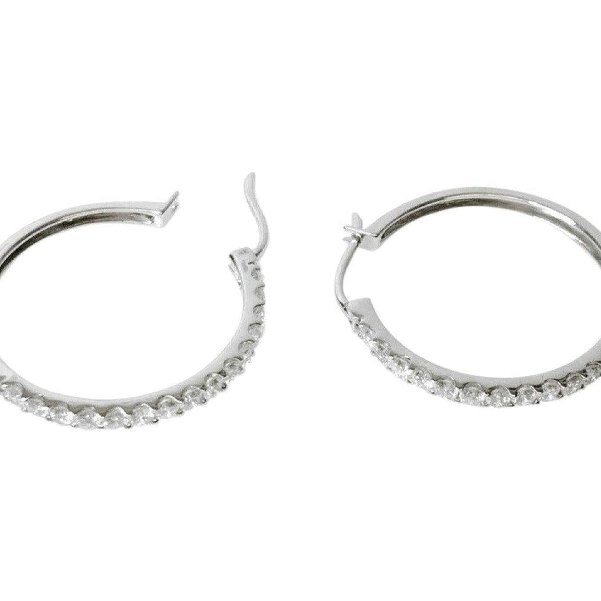 Diamond Hoop Earrings