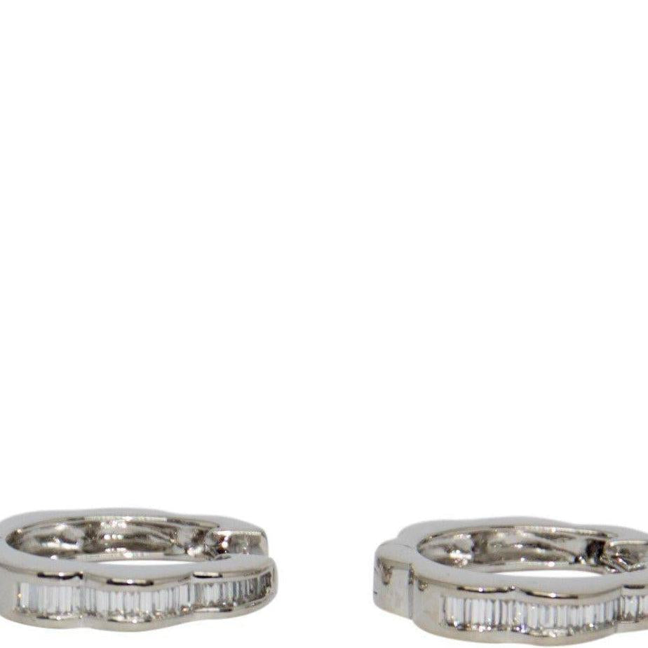 Diamond Hoop Earrings