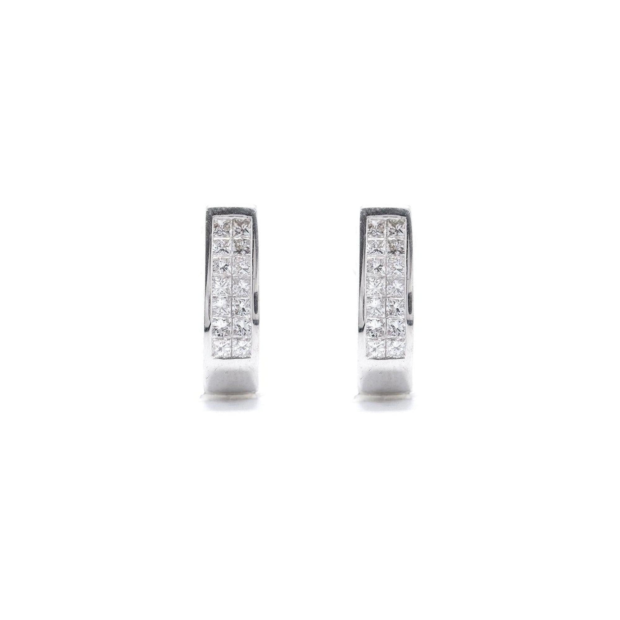 Diamond Huggie Earrings