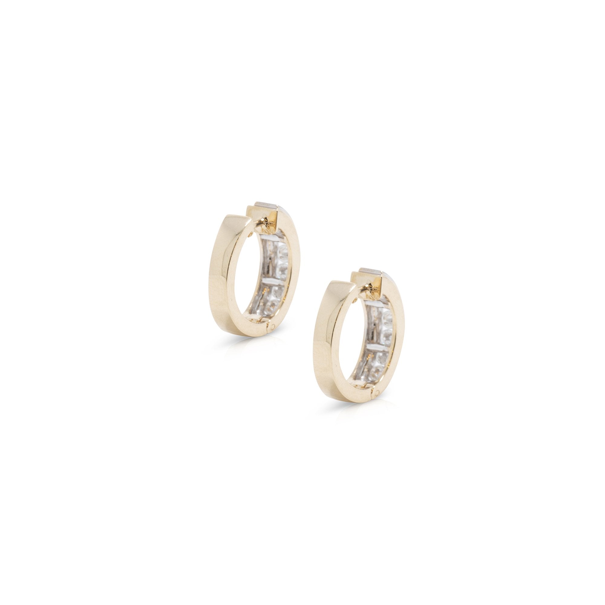 Diamond Huggy Earrings