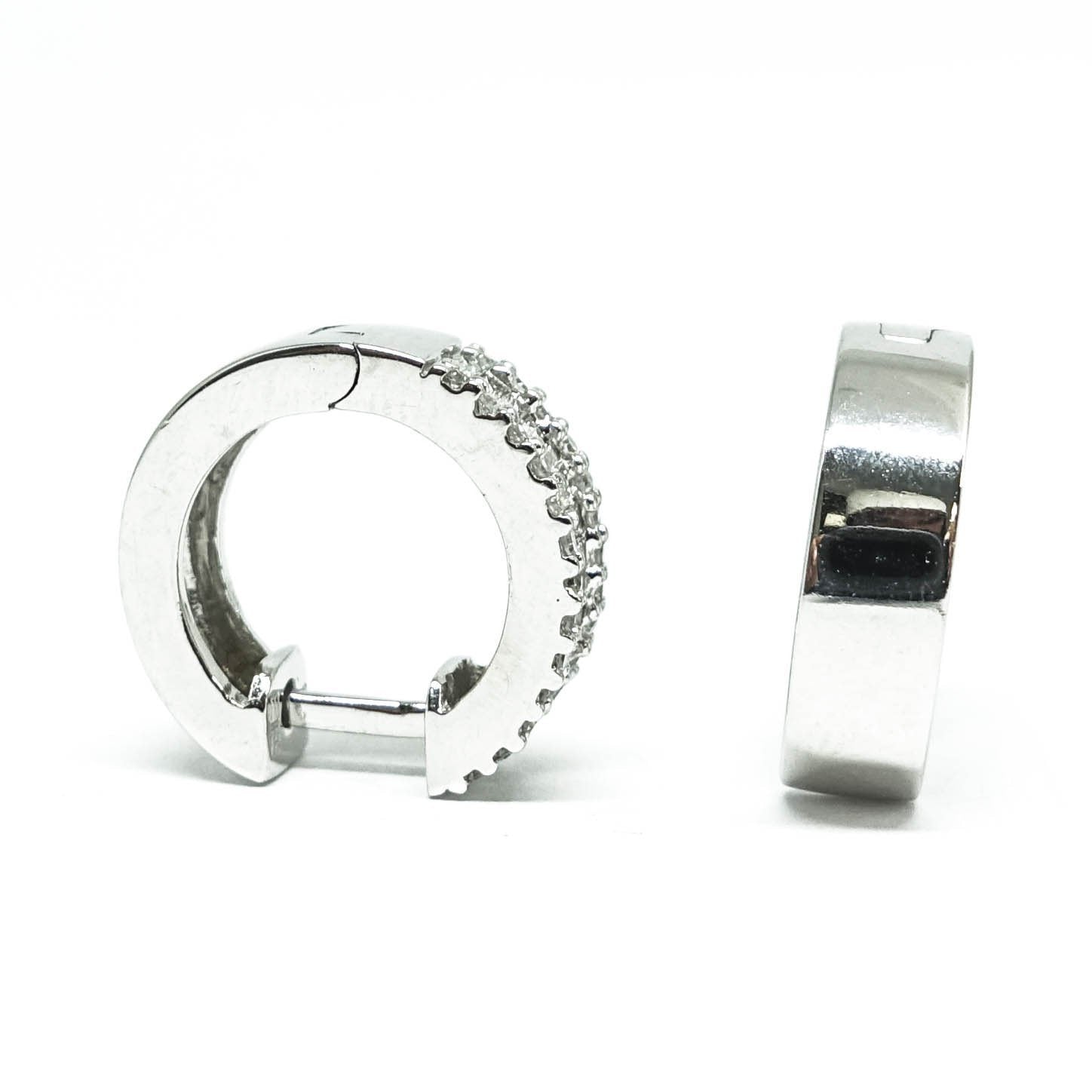 Diamond Huggy Earrings