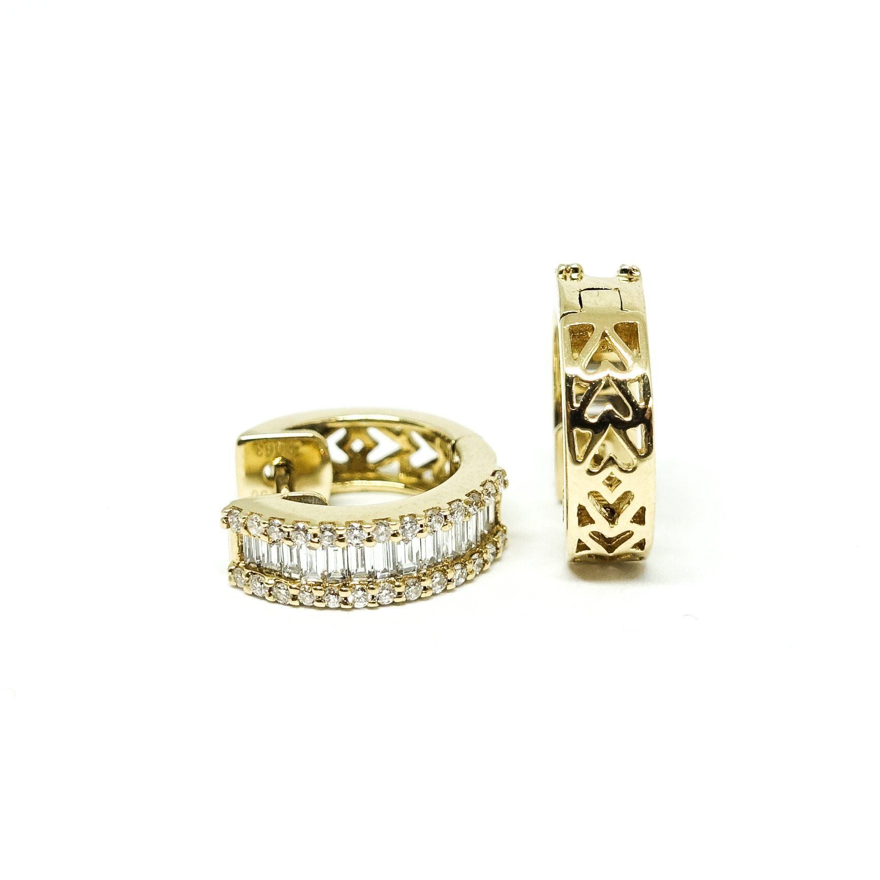 Diamond Huggy Earrings