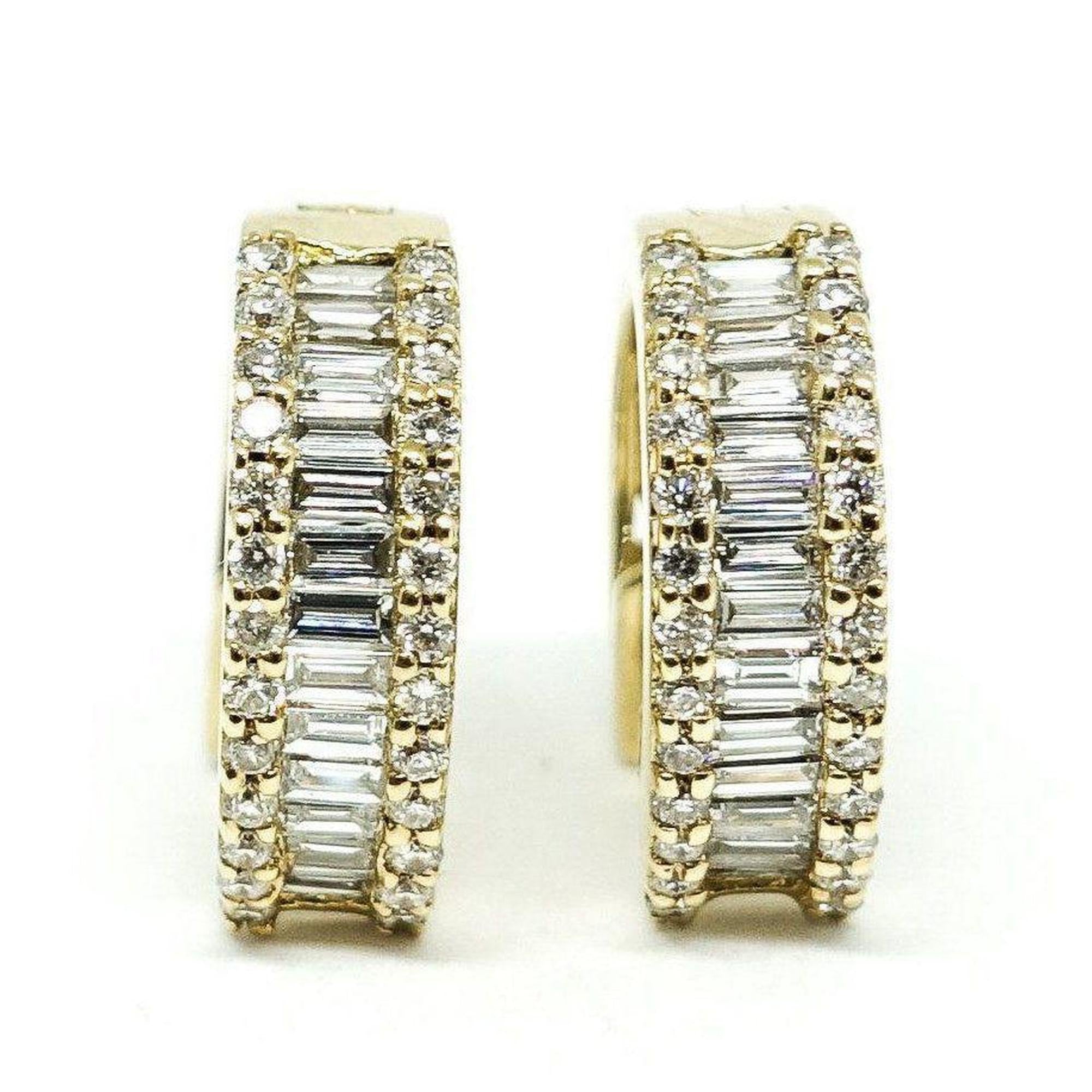 Diamond Huggy Earrings