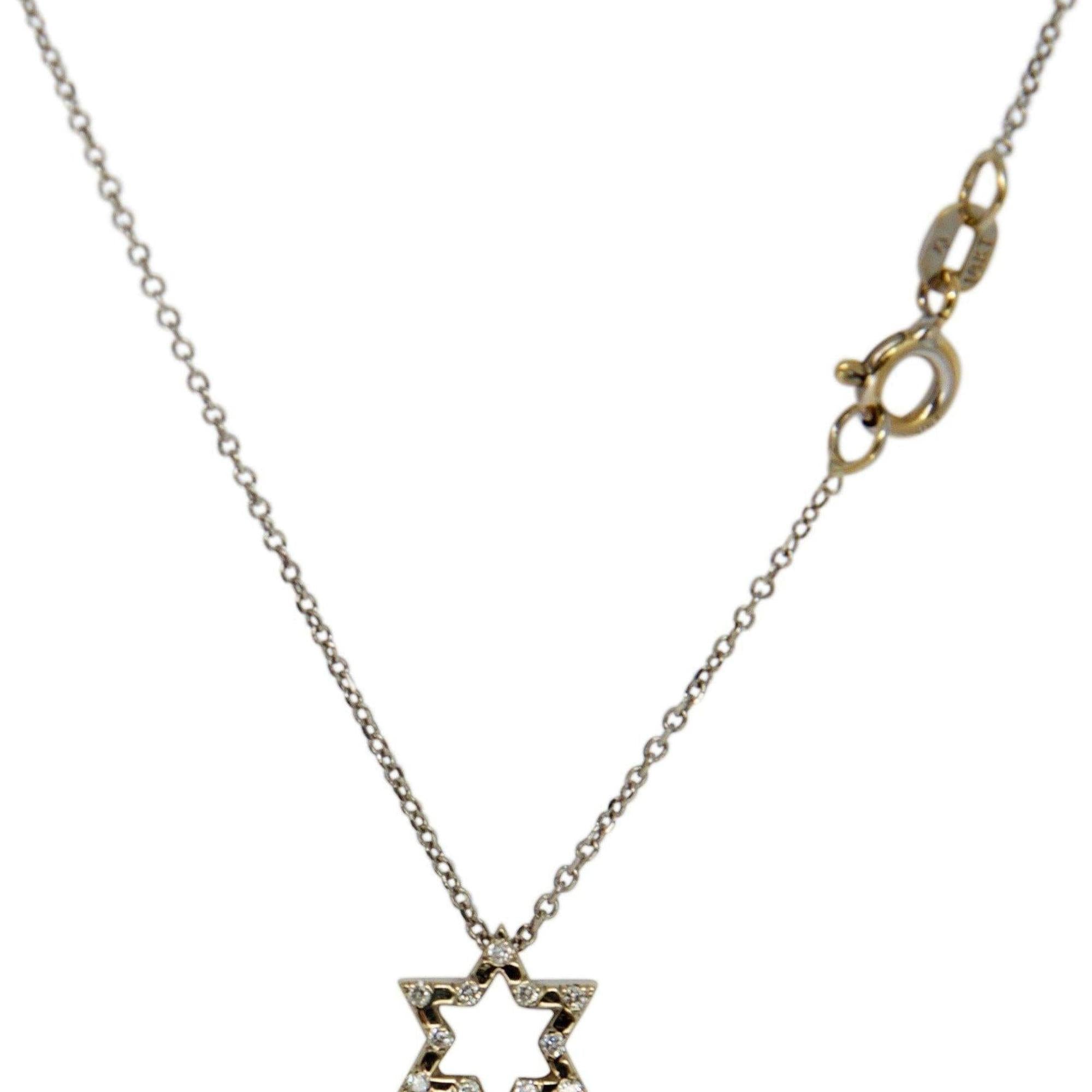 Diamond Star Pendant Necklace
