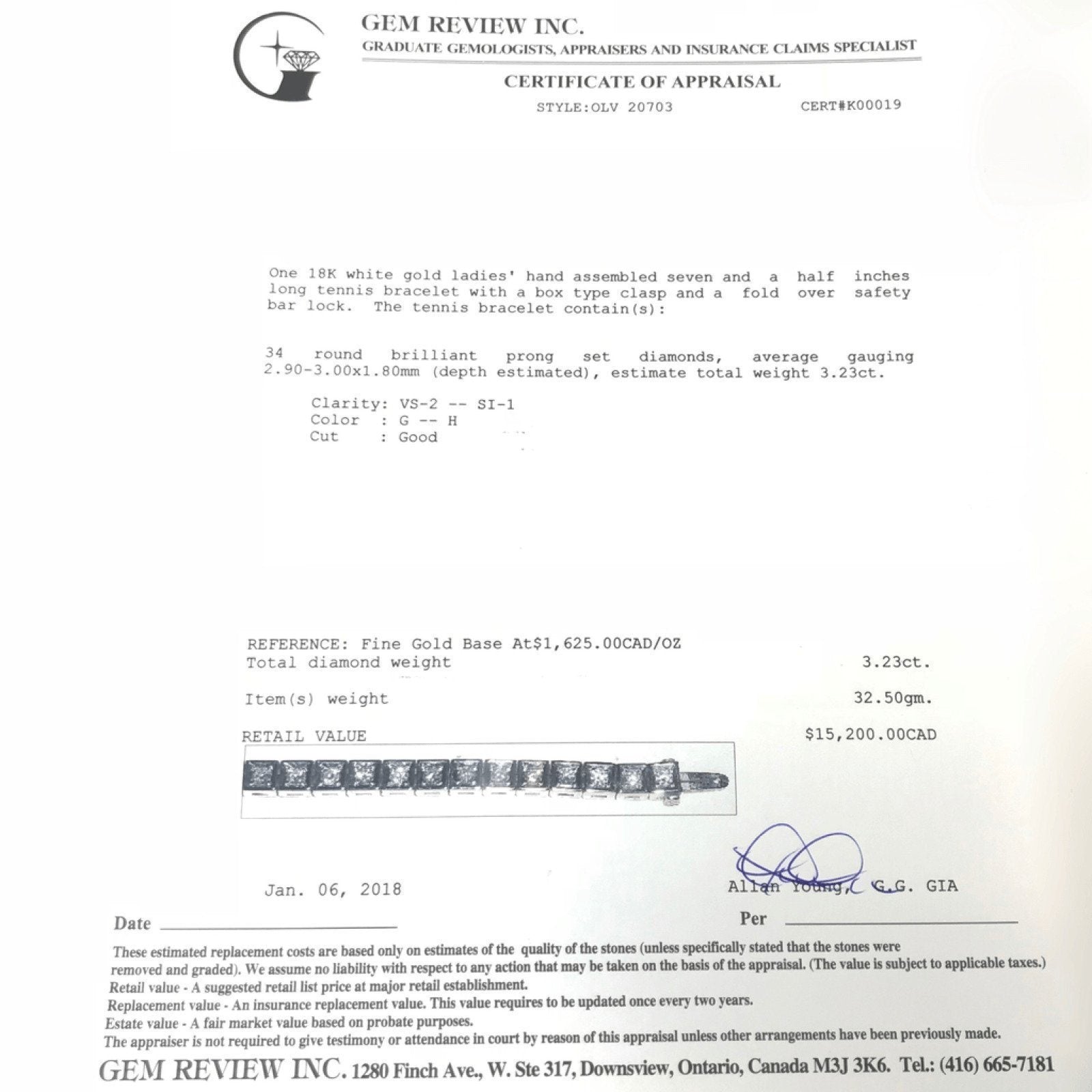 Diamond Tennis Bracelet