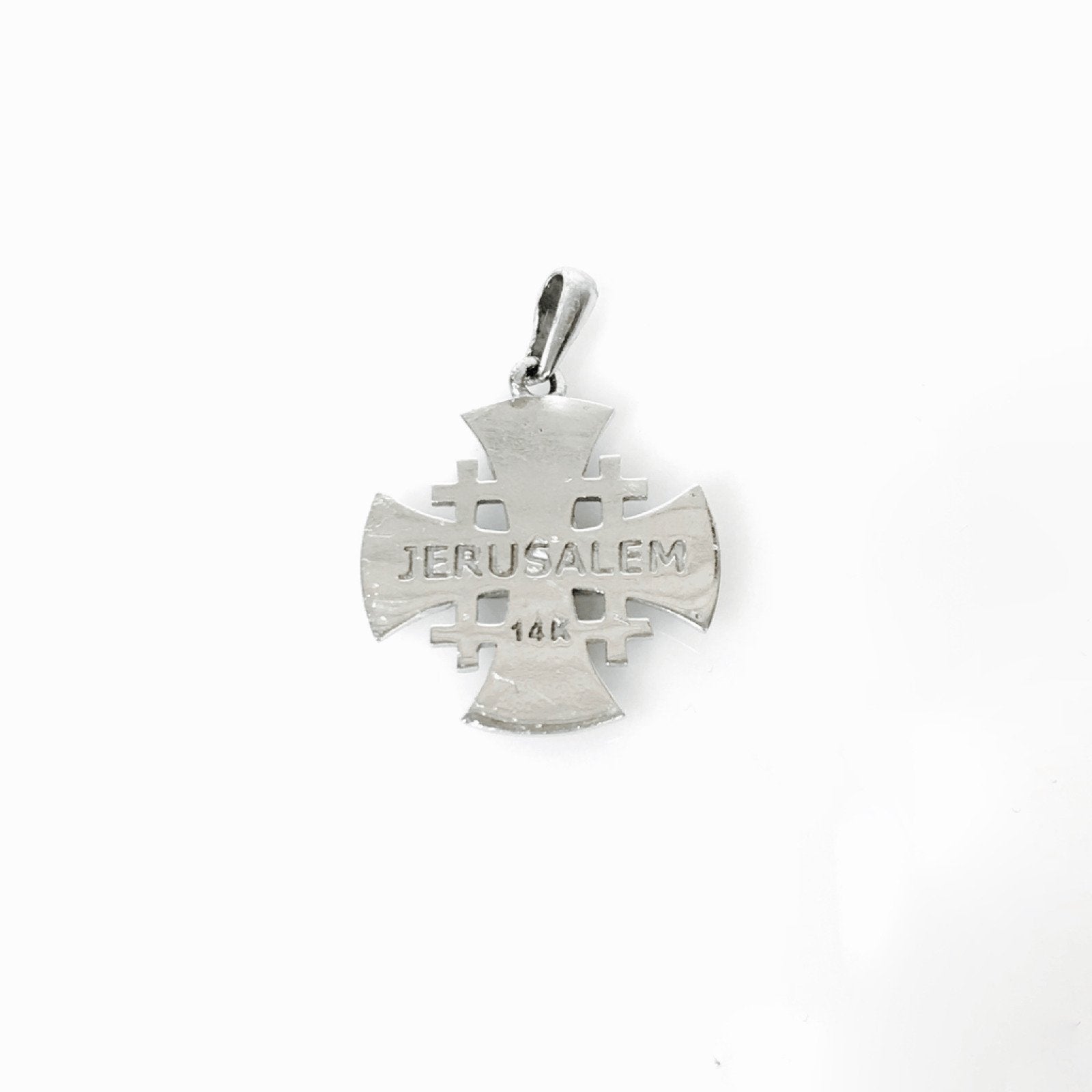 Diamond and Ruby Cross Pendant