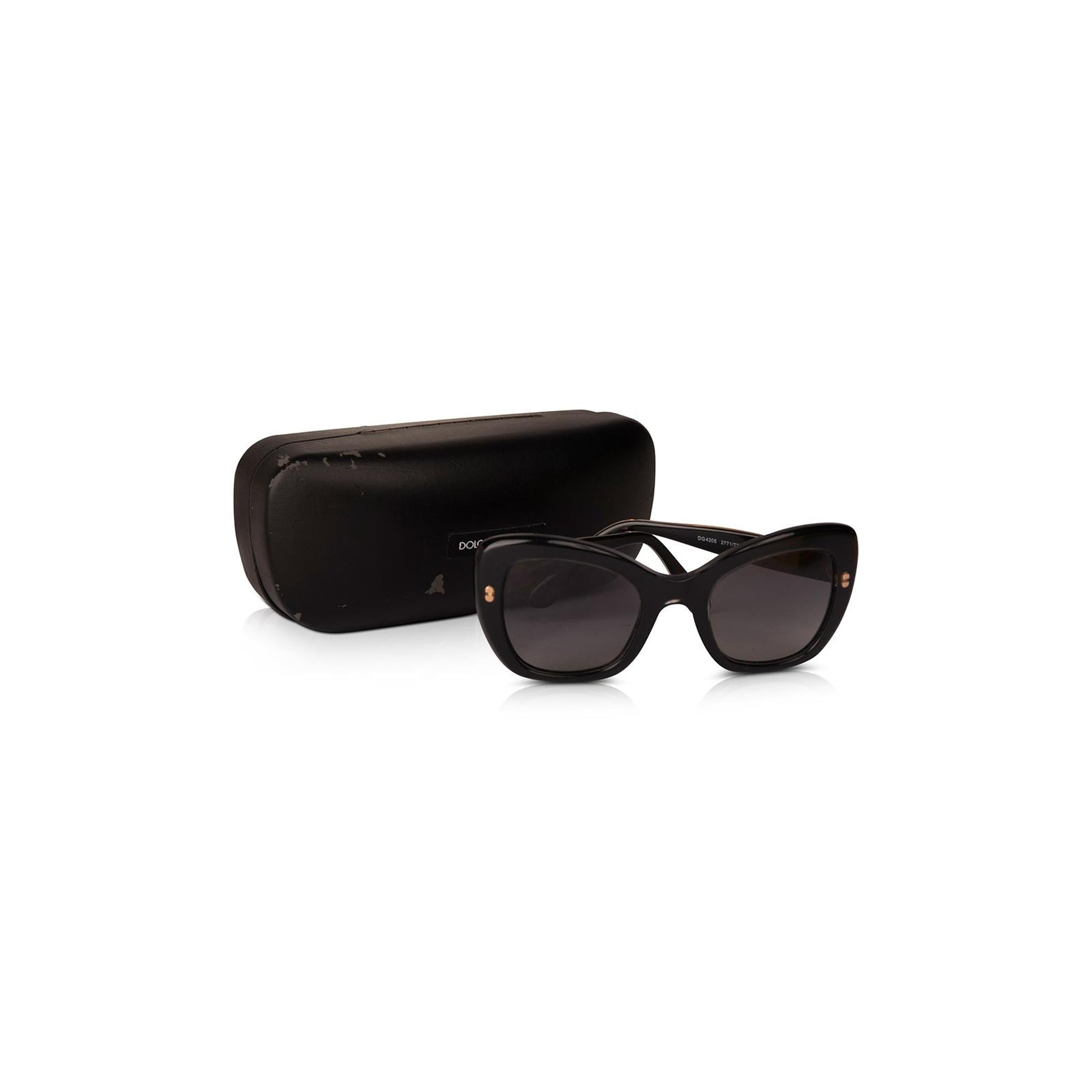 Dolce & Gabbana DG4205 Polarized Sunglasses w/ Leather Case