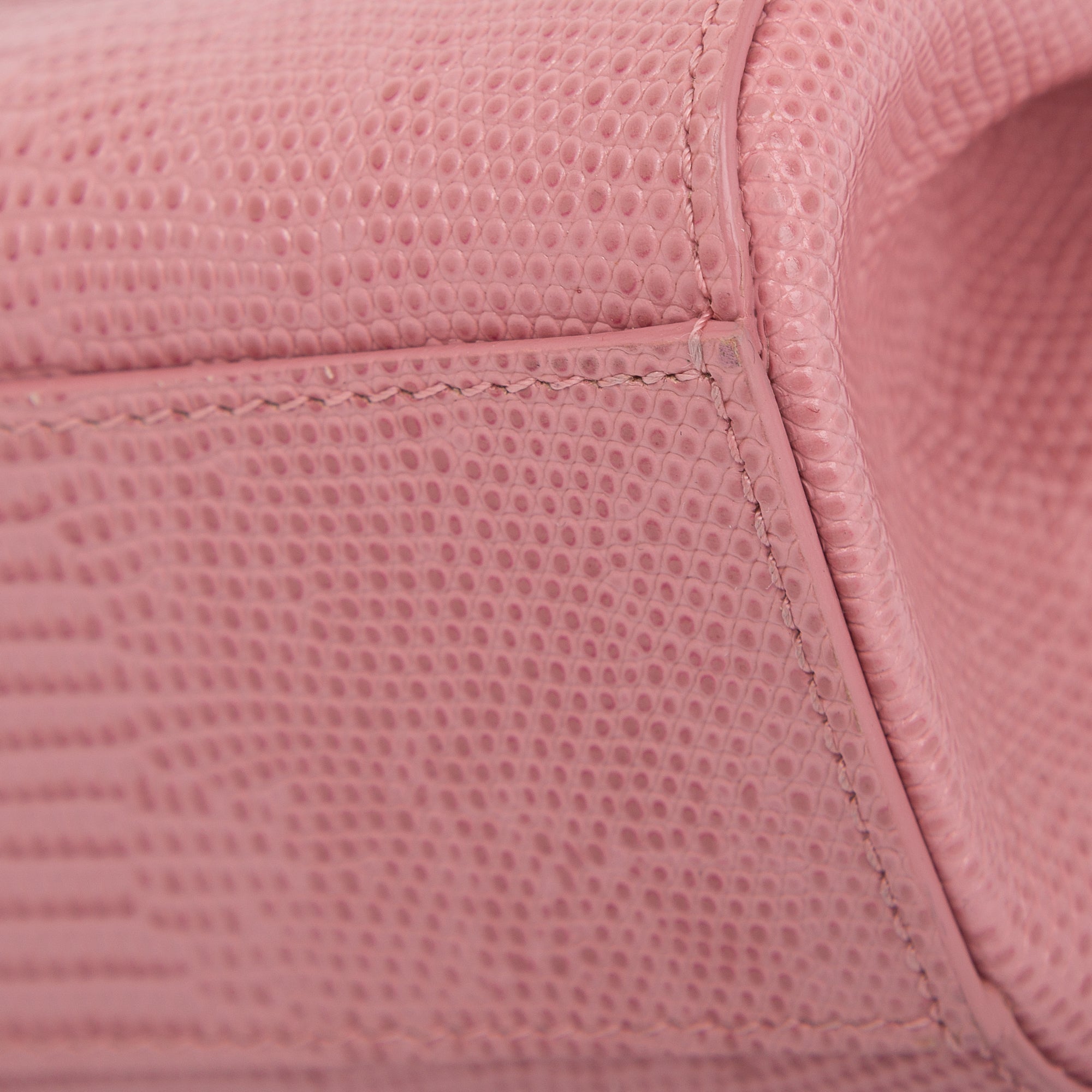 Dolce & Gabbana Small Lizard Embossed Sicily Bag w/ Strap