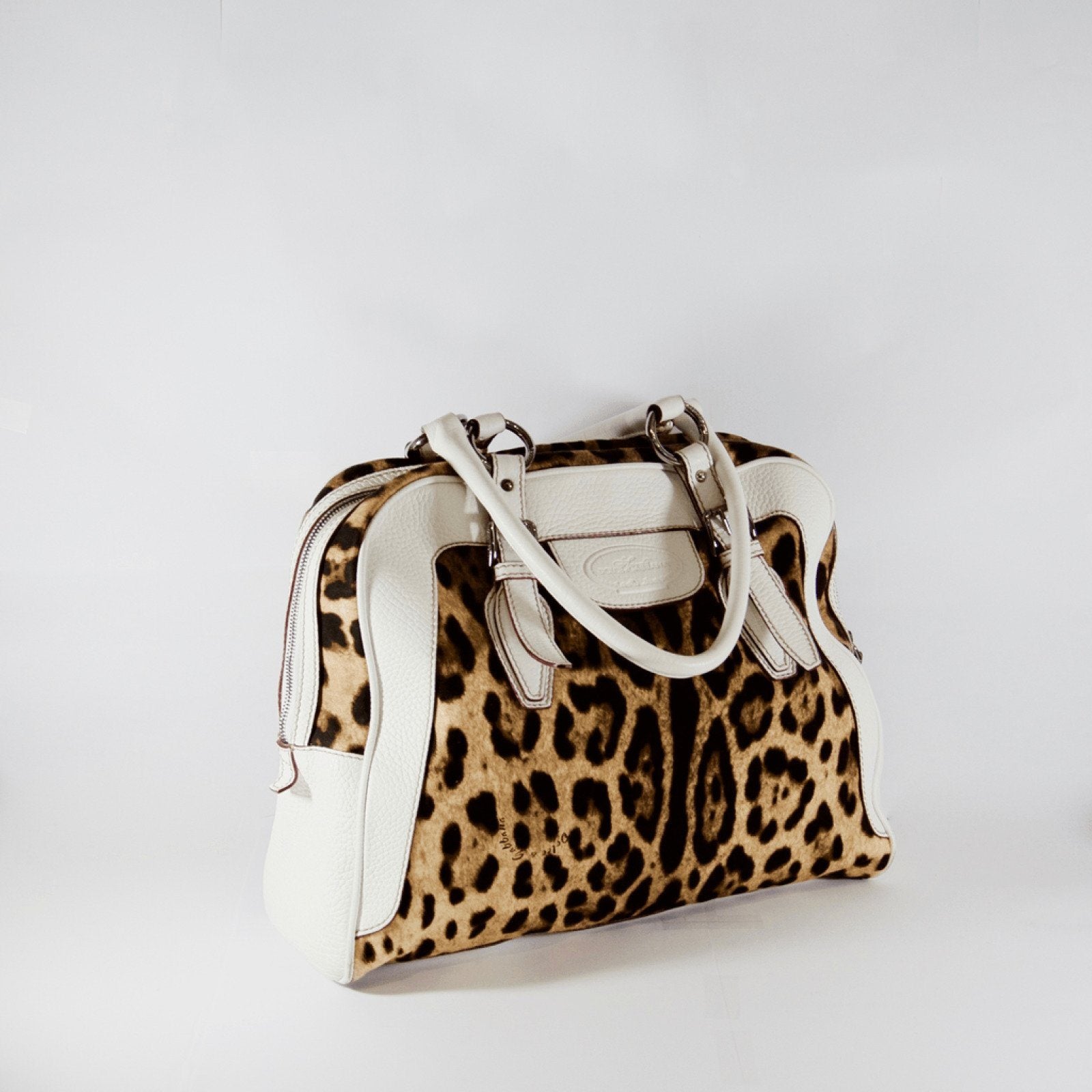 Dolce and Gabbana Leopard Animalier Tote