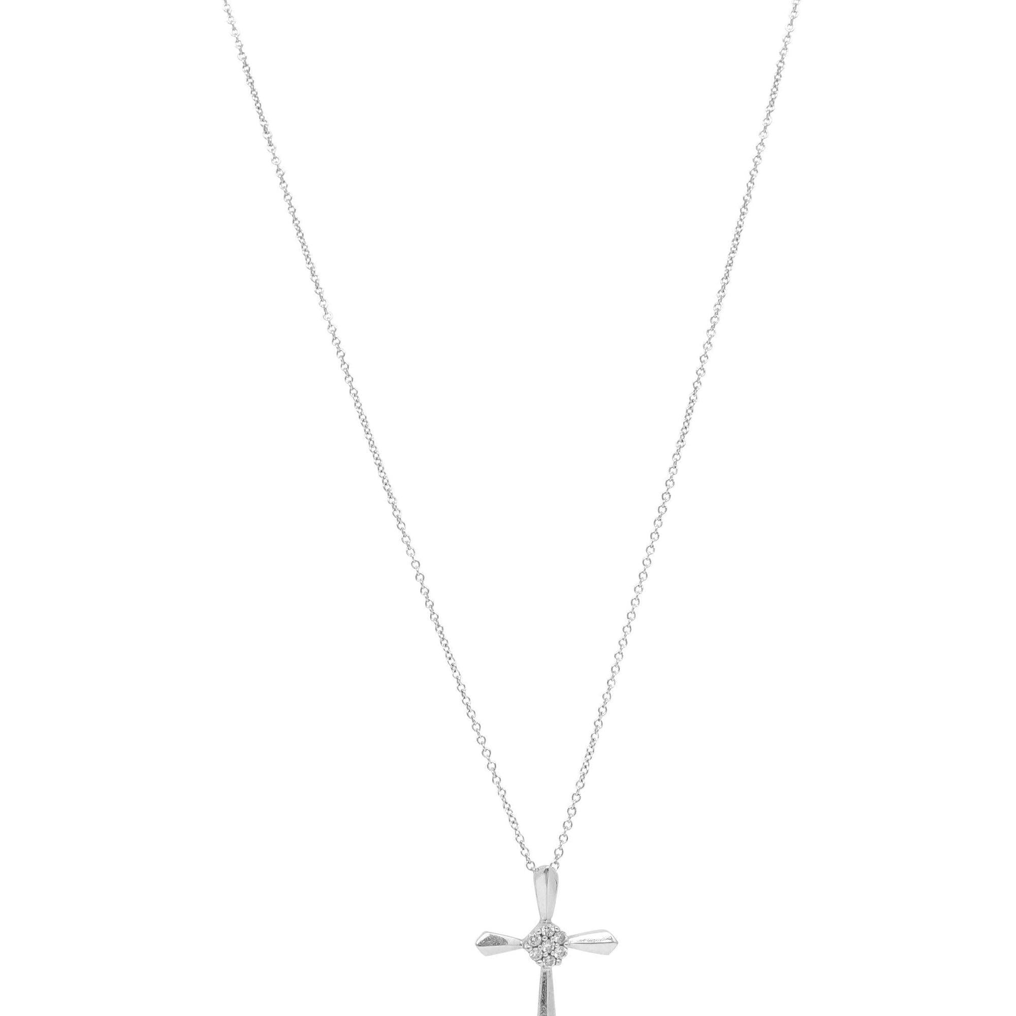 EFFY Diamond Cross Pendant Necklace