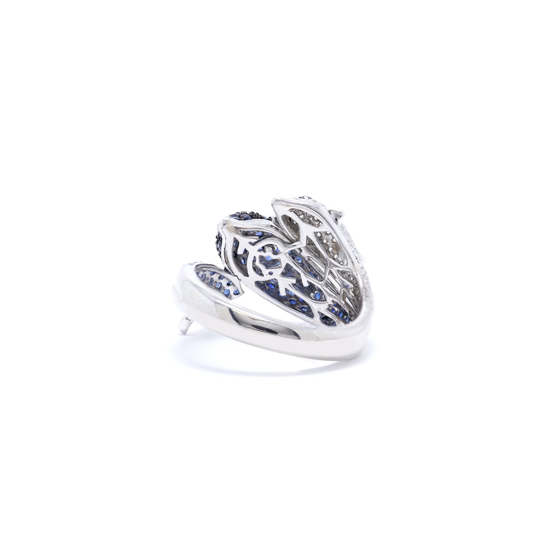 EFFY Seaside Blue Sapphire & Diamond Dolphin Ring