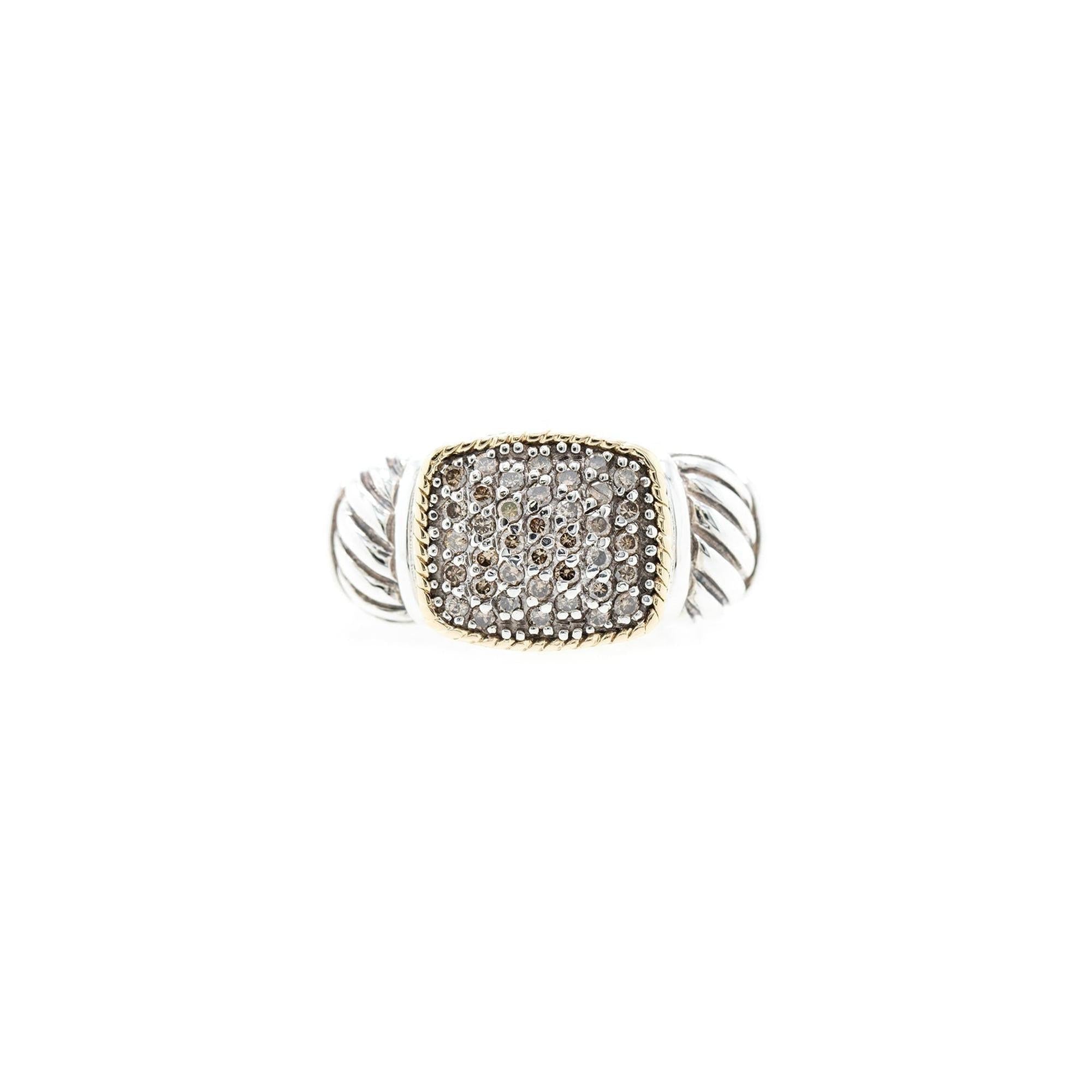 Effy Two-Tone Diamond Cocktail Ring
