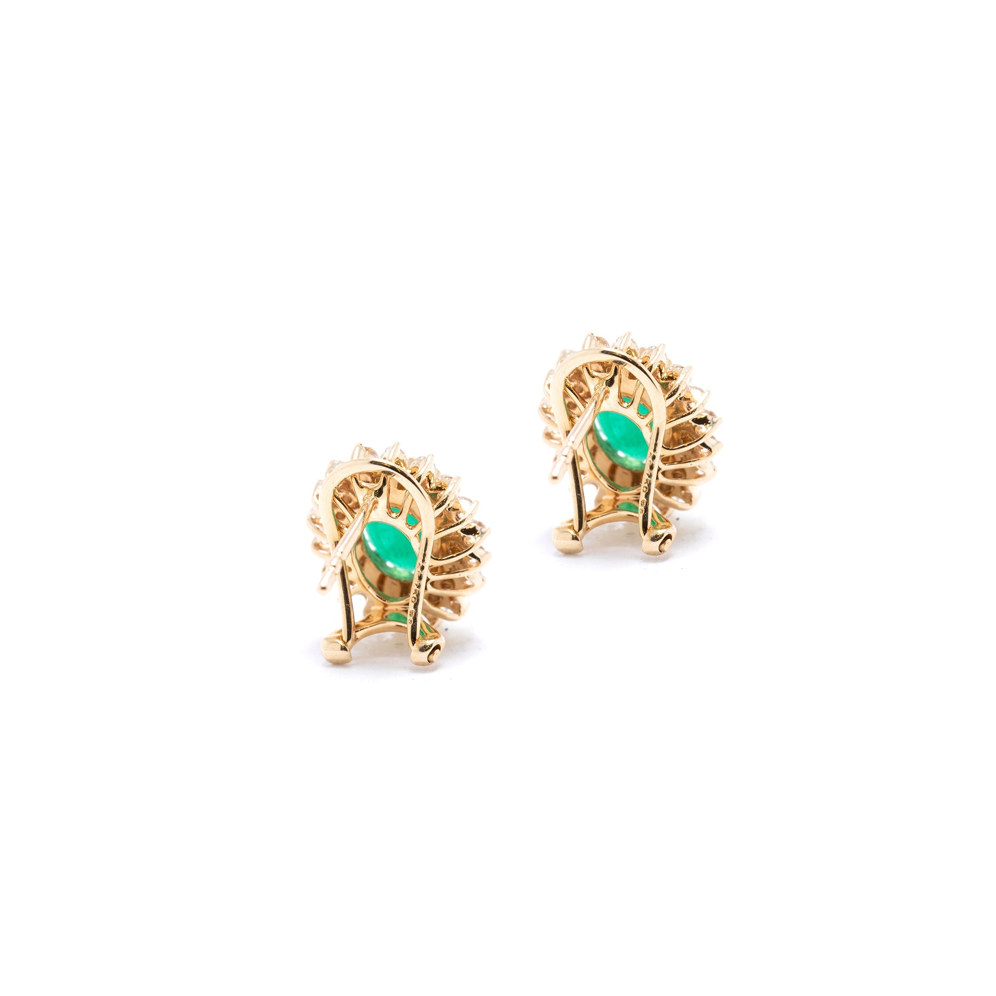 Emerald & Diamond Earrings