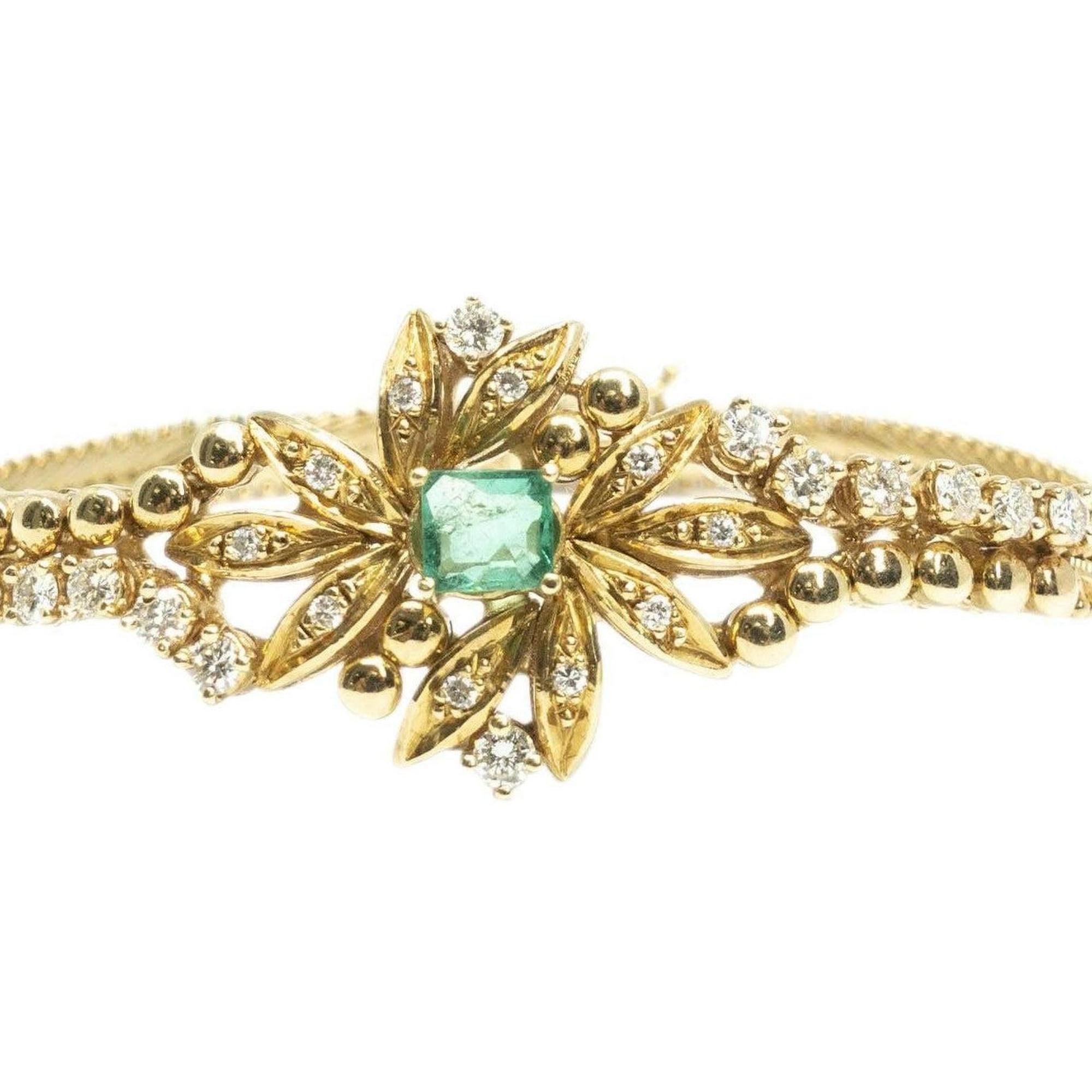 Emerald and Diamond Bracelet