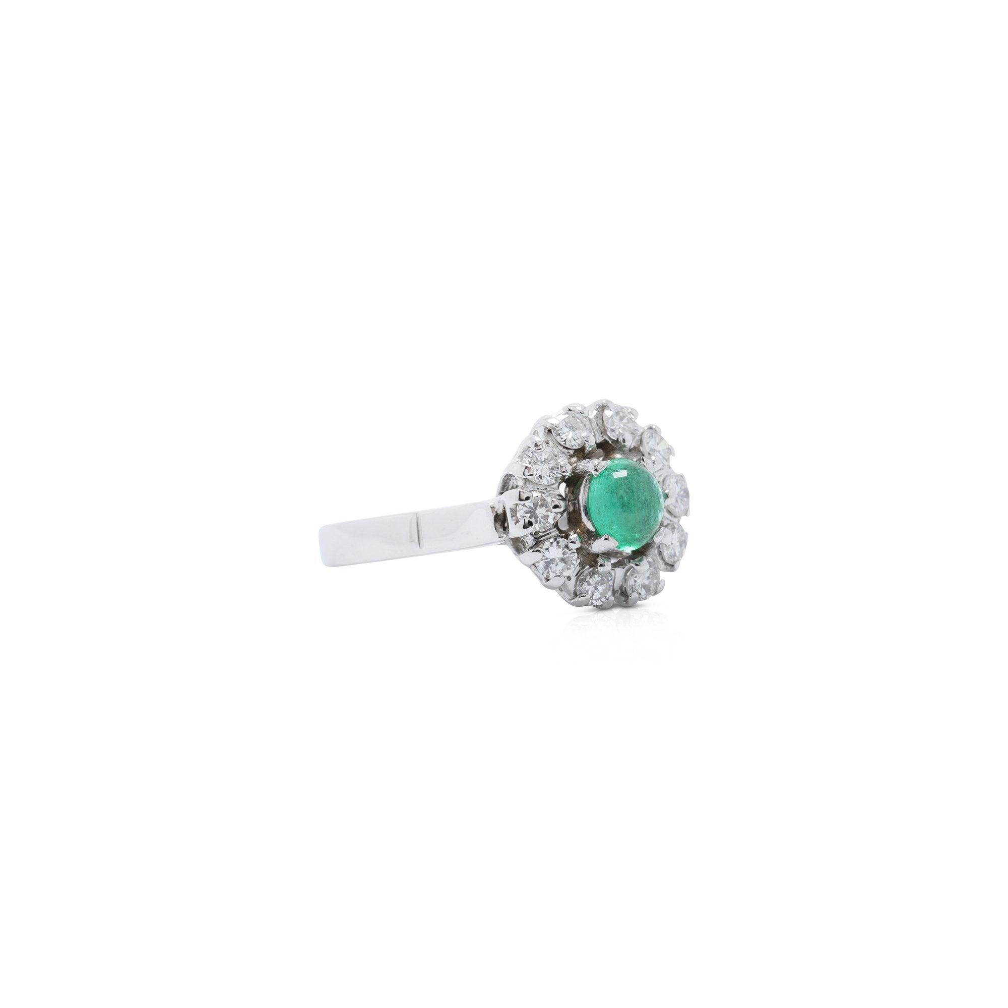 Emerald and Diamond Ring