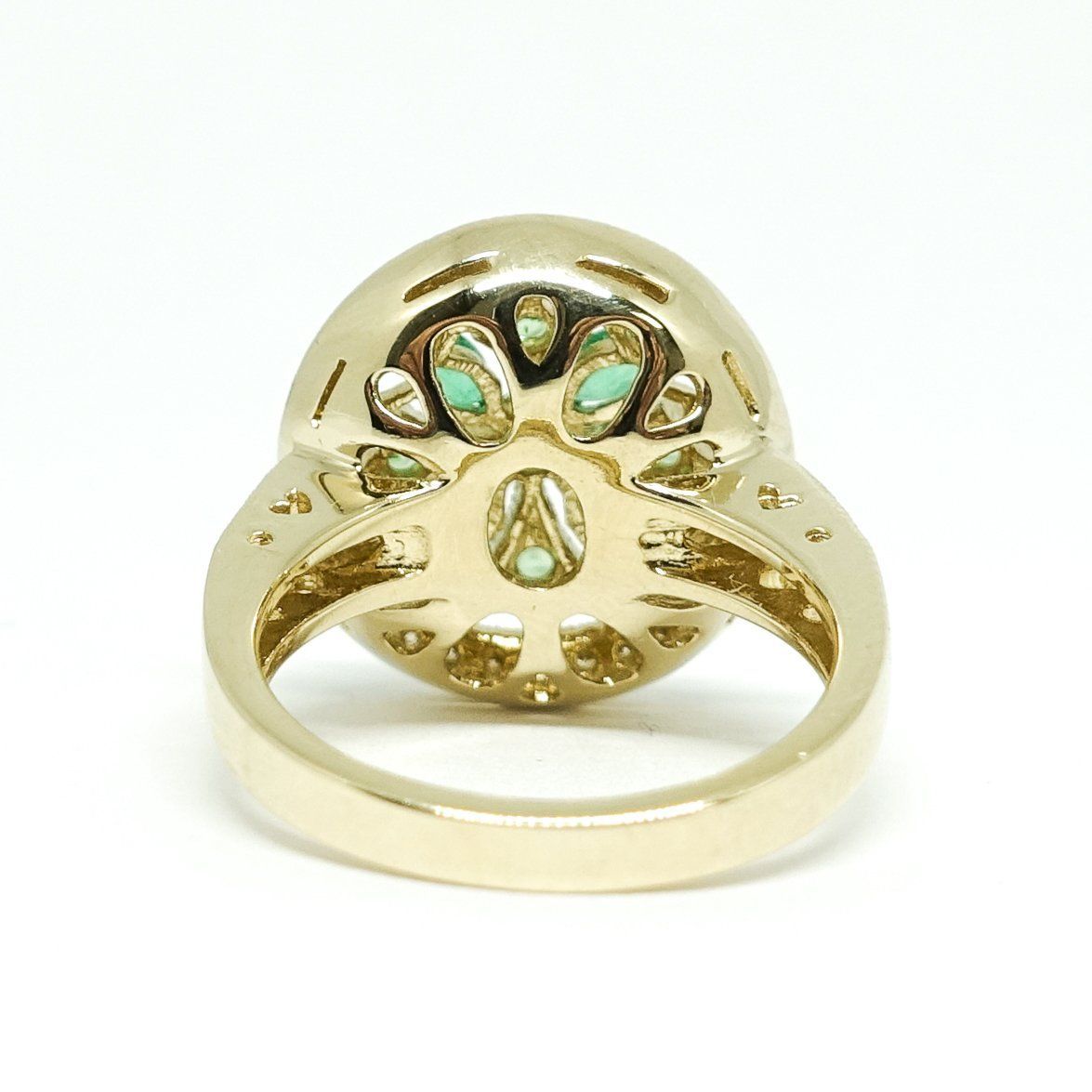 Emerald and Diamond Ring