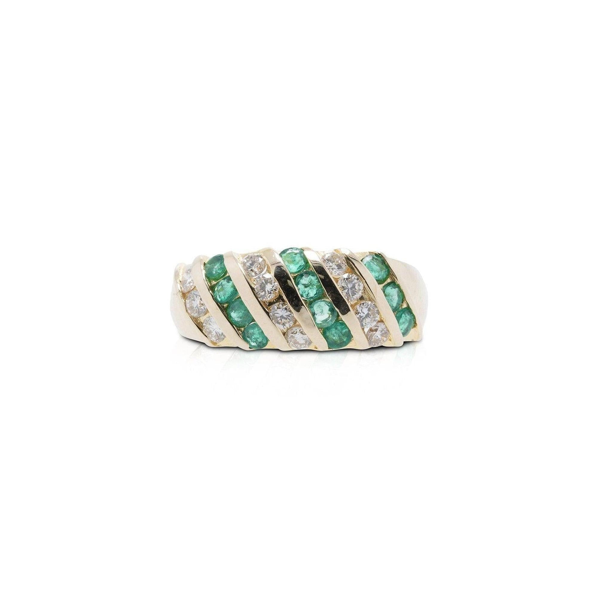 Emerald and Diamond Ring