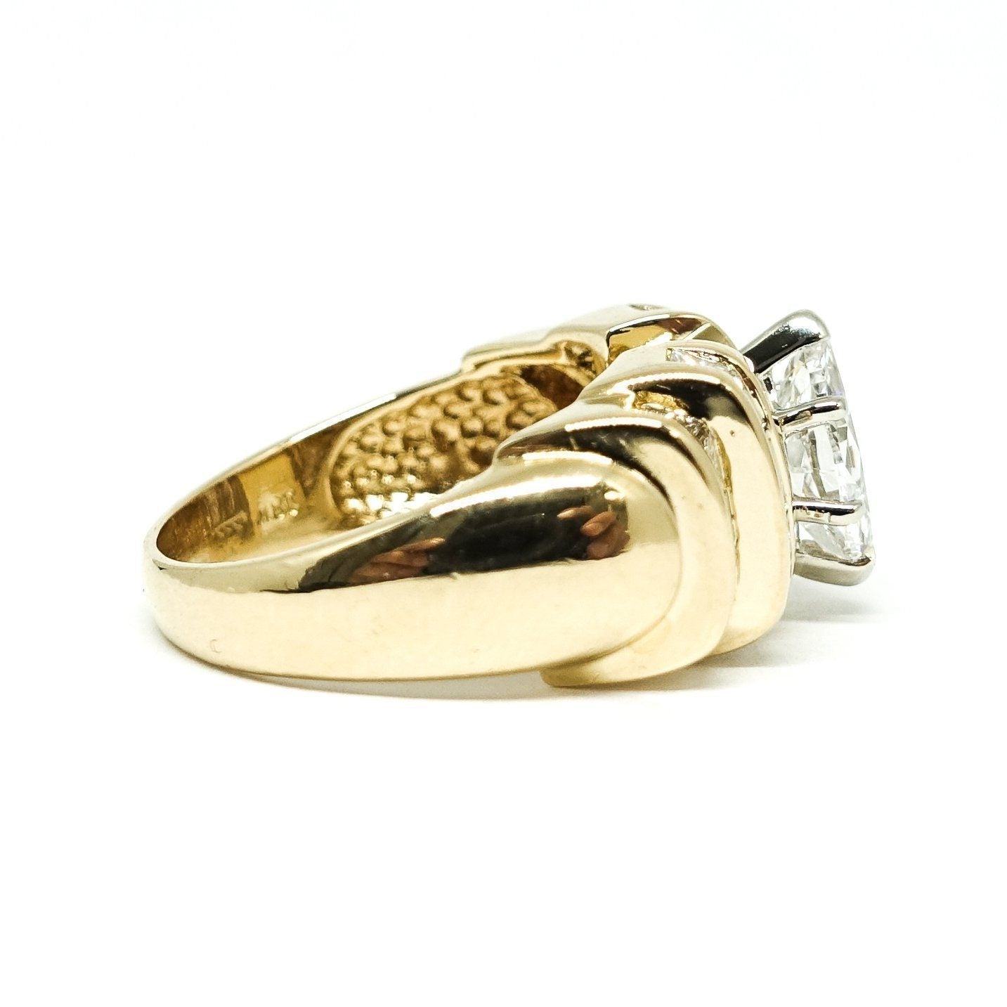 Estate 1.01ct Marquise Diamond Engagement Ring