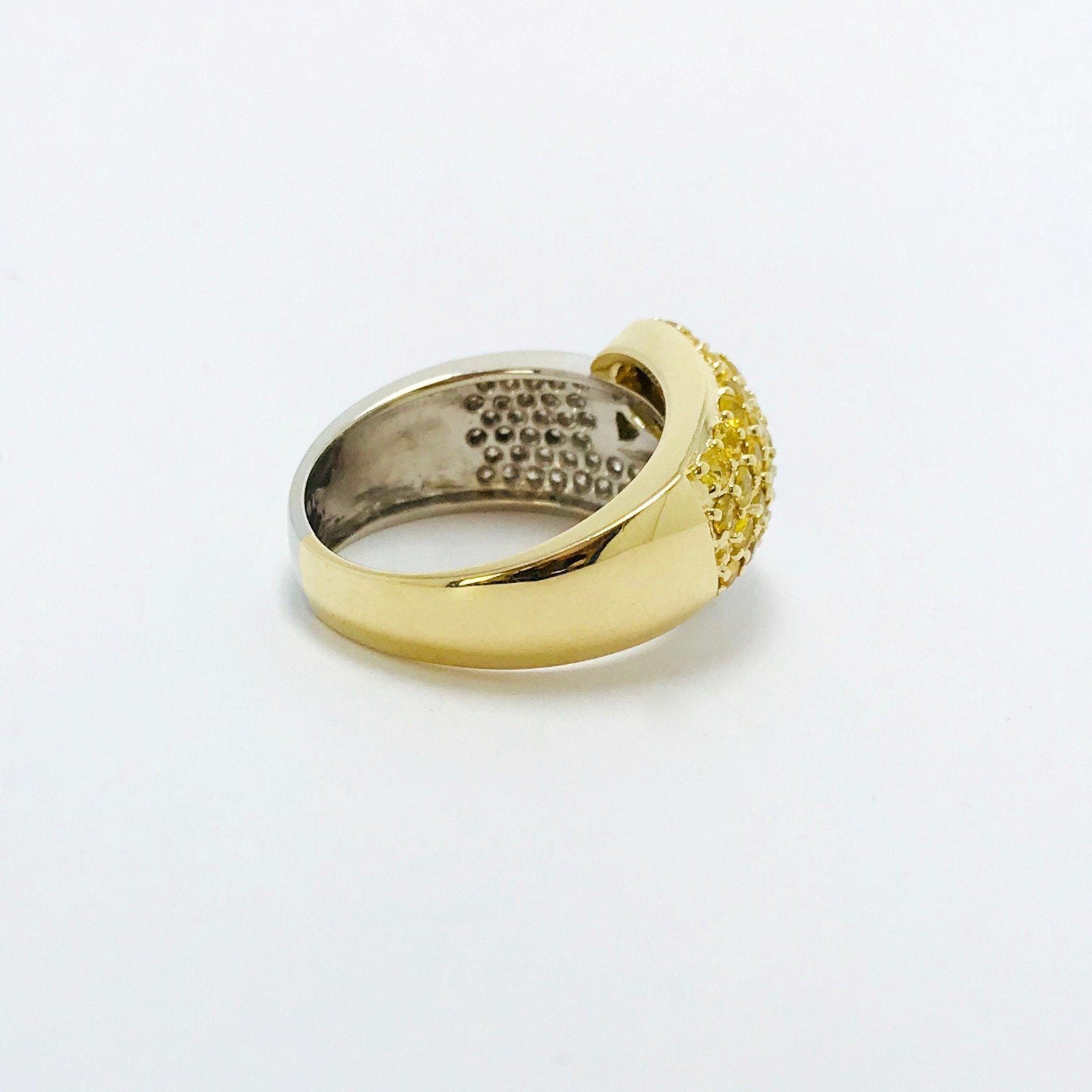 Fancy Crossover Diamond Ring