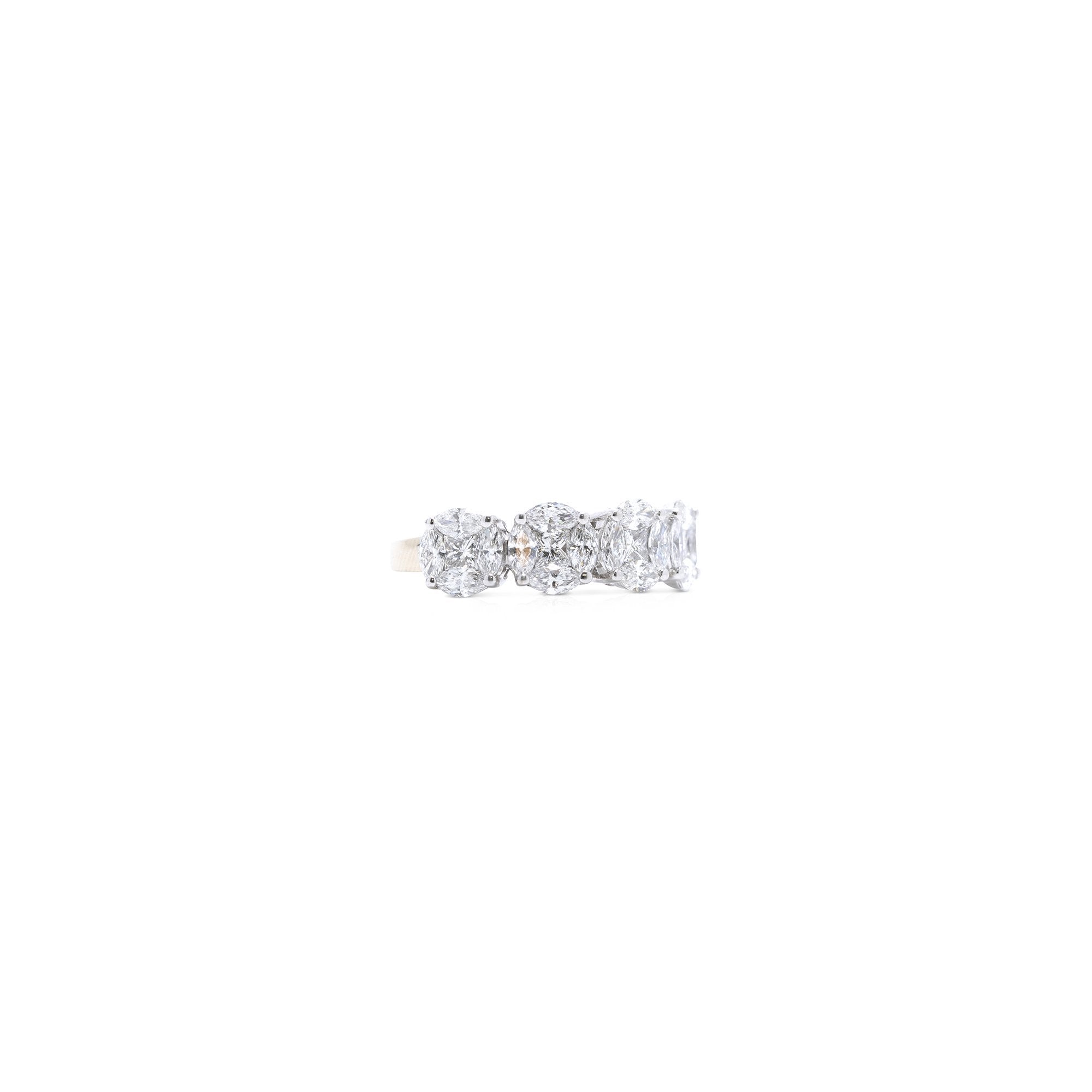 Fancy Design Diamond Cluster Ring