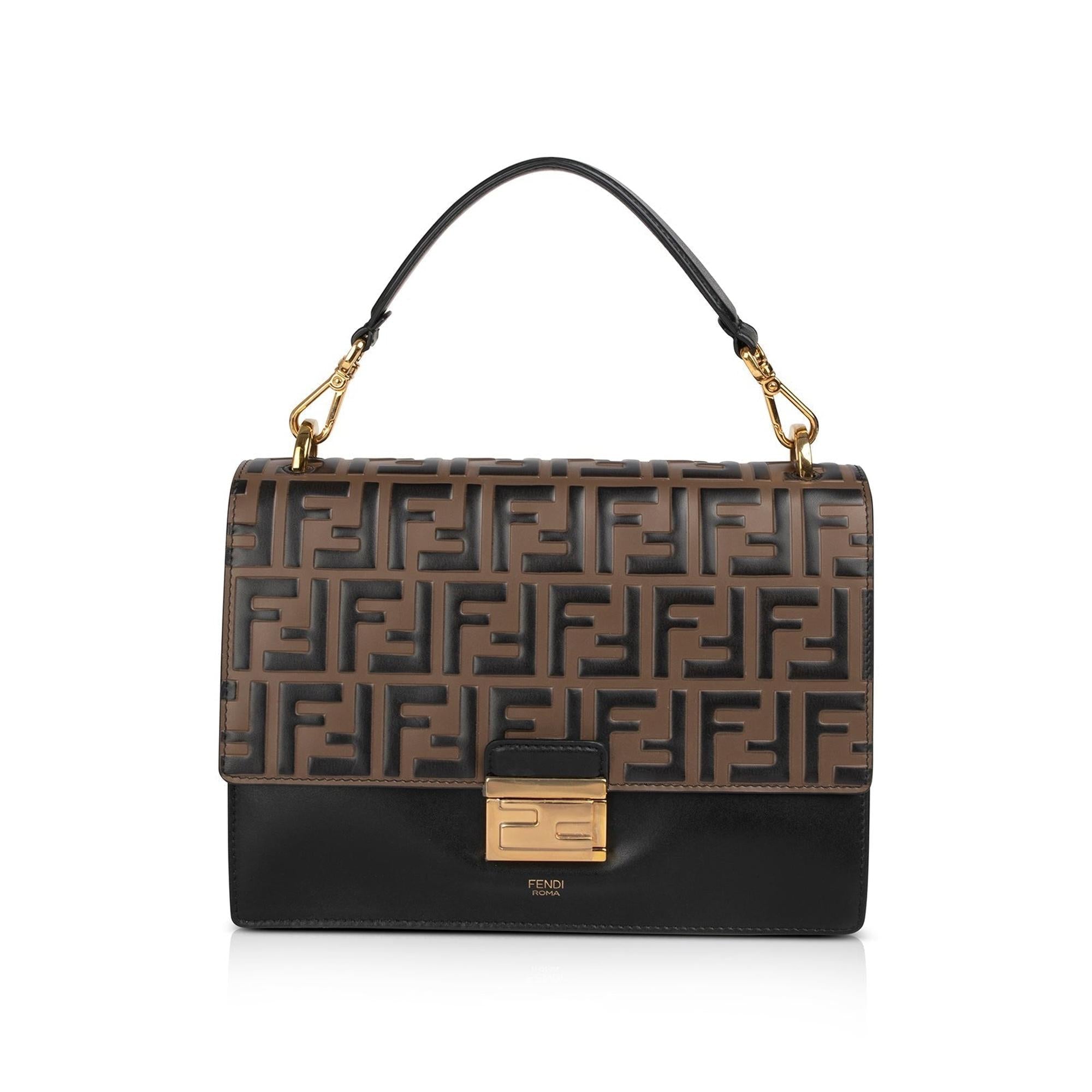 Fendi 2020 FF Kan U Shoulder Bag W/O Strap