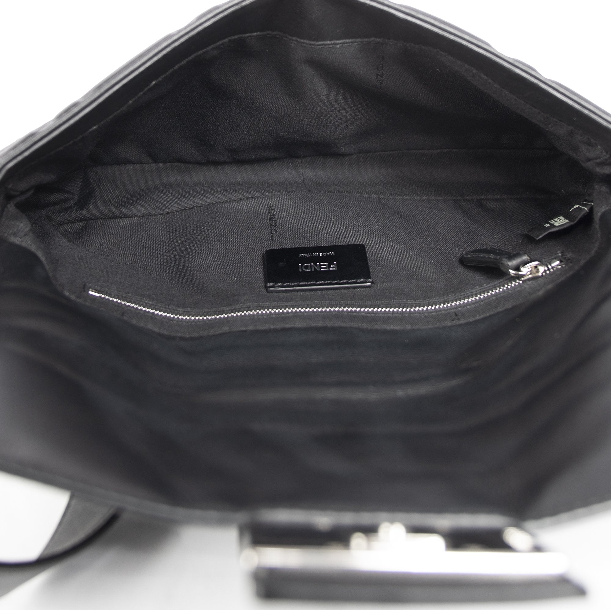 Fendi 2020 FF Zucca Logo Baguette Bag w/ Box