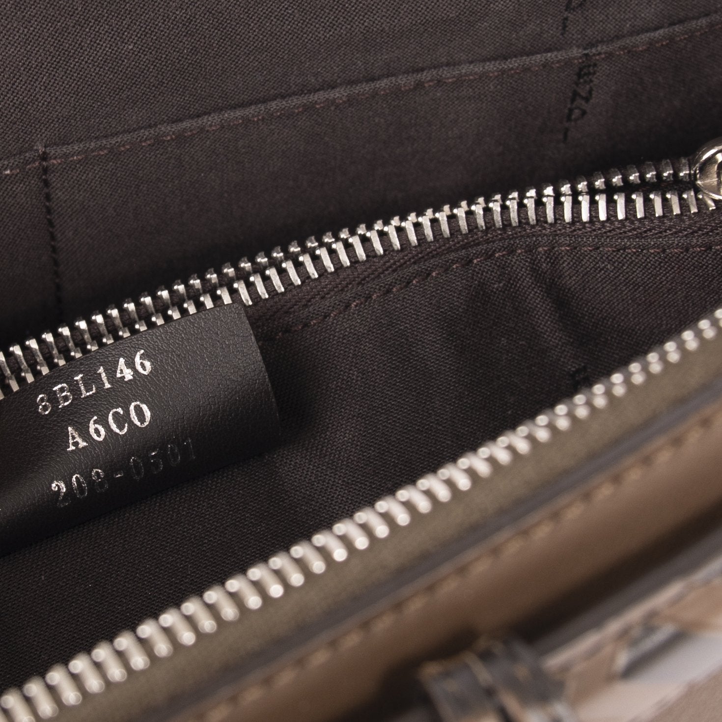 Fendi 2021 Medium By the Way Leather & Zucca Satchel w/ Receipt