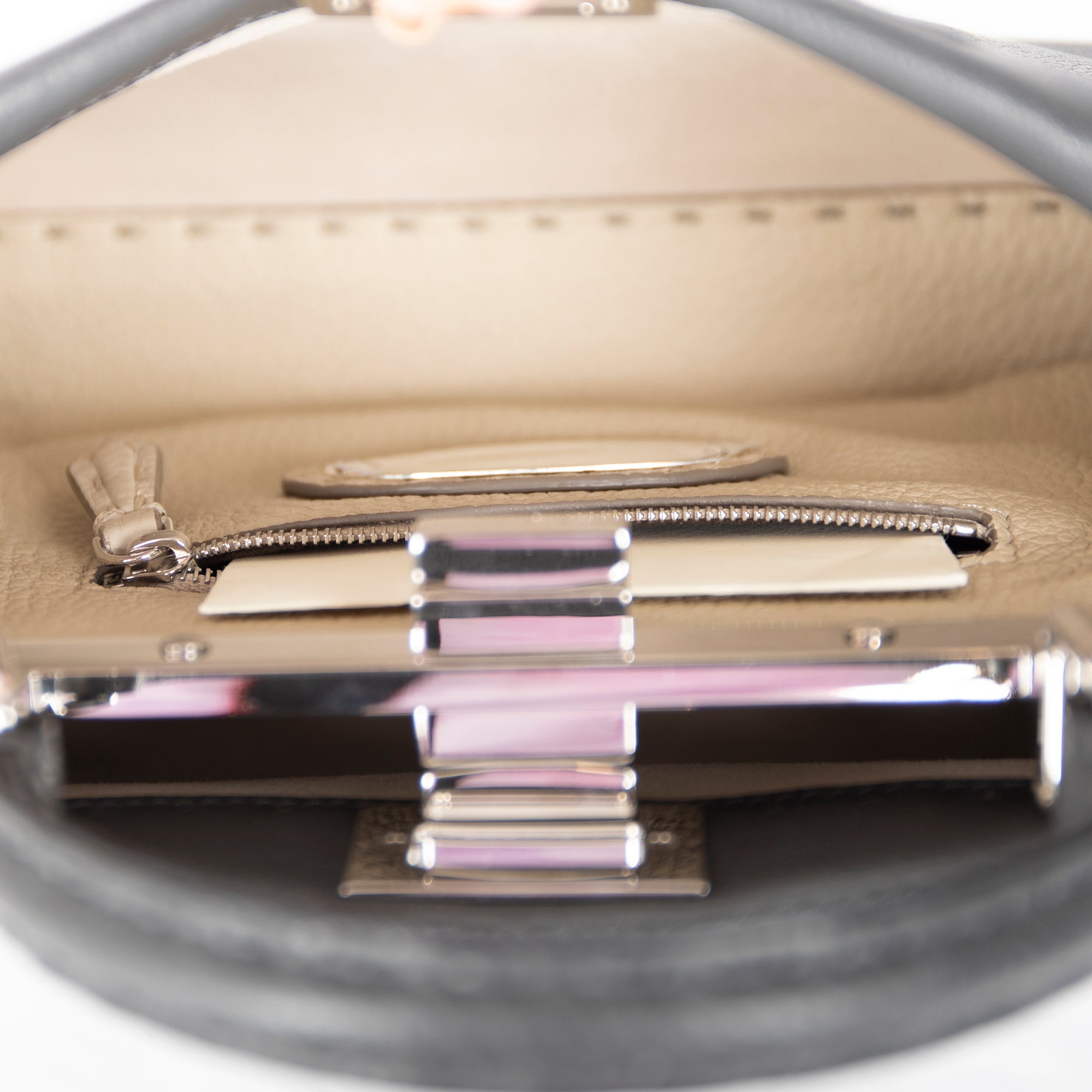 Fendi 2021 Mini Selleria Peekaboo Bag