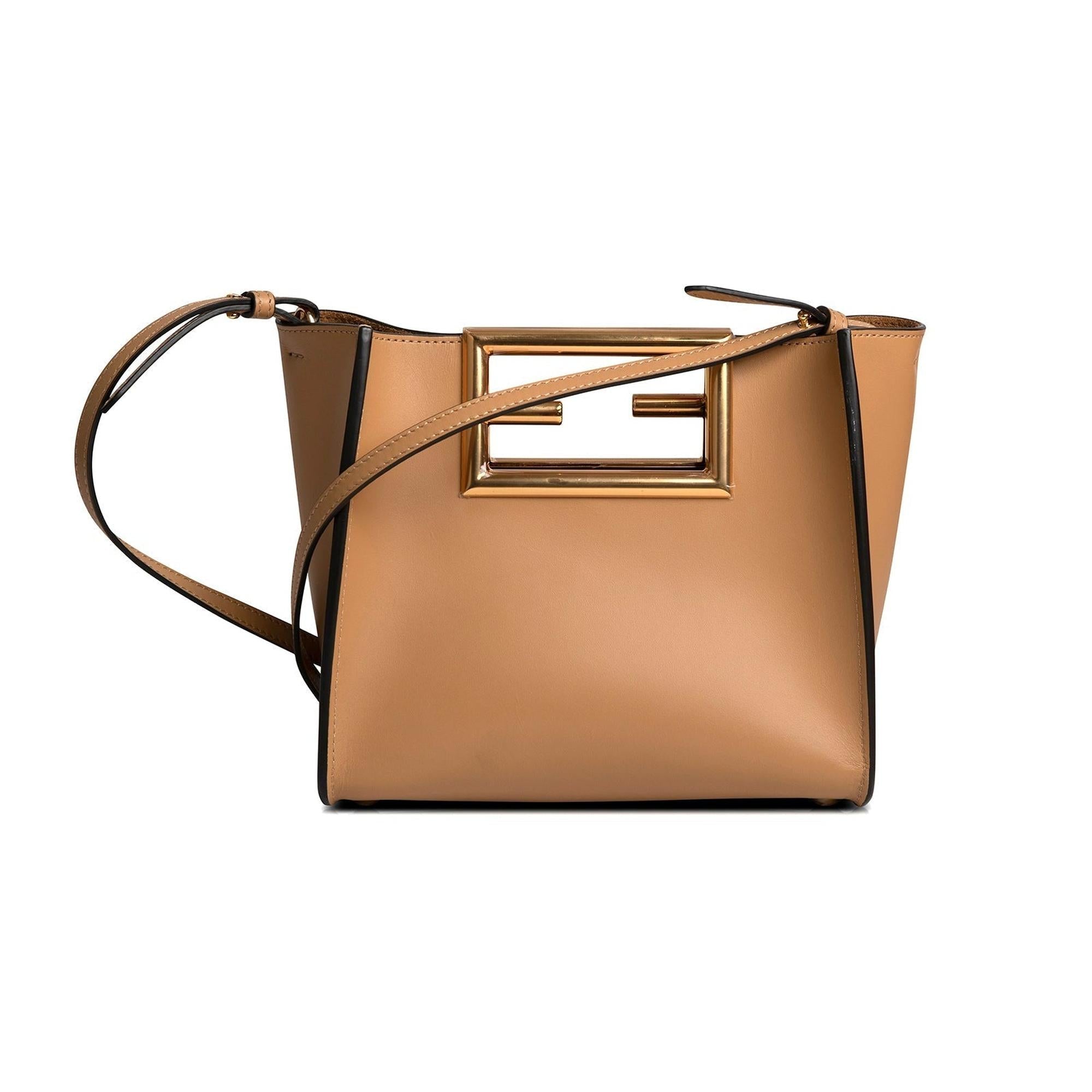 Fendi Beige Small Way Tote Bag
