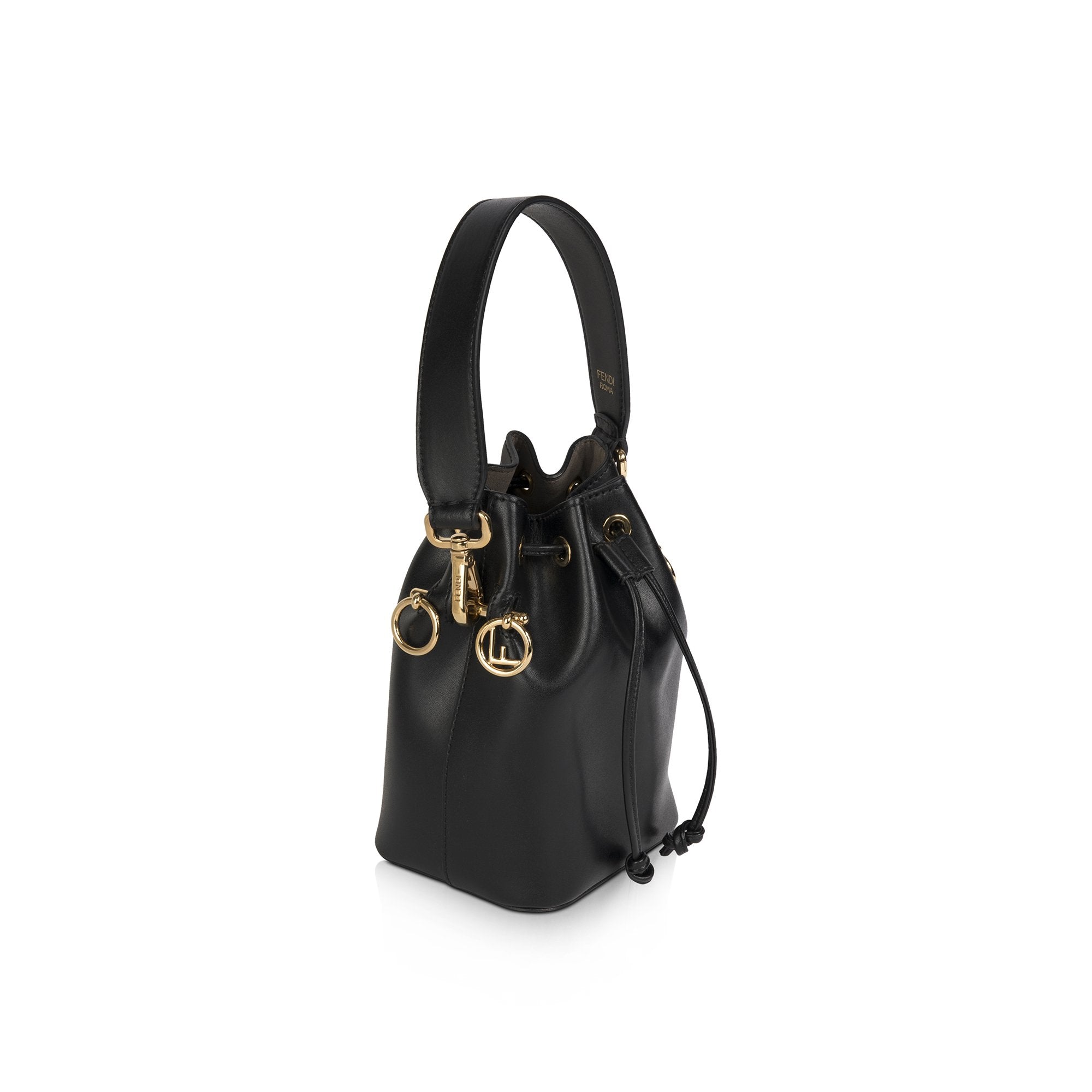 Fendi Black Mon Tresor Mini Bucket Bag – OLIVER'S