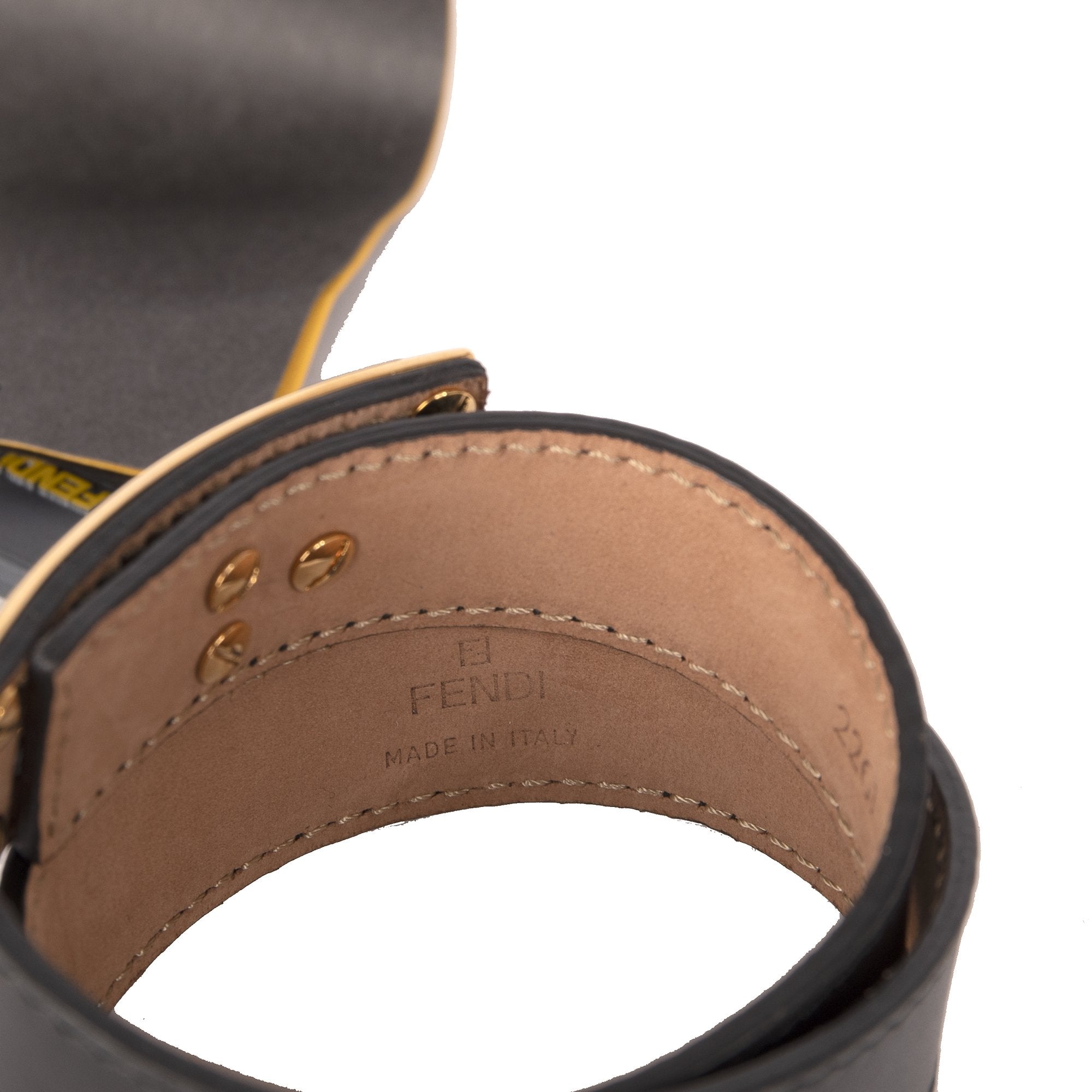 Fendi Double Wrap Leather Bracelet w/ Box