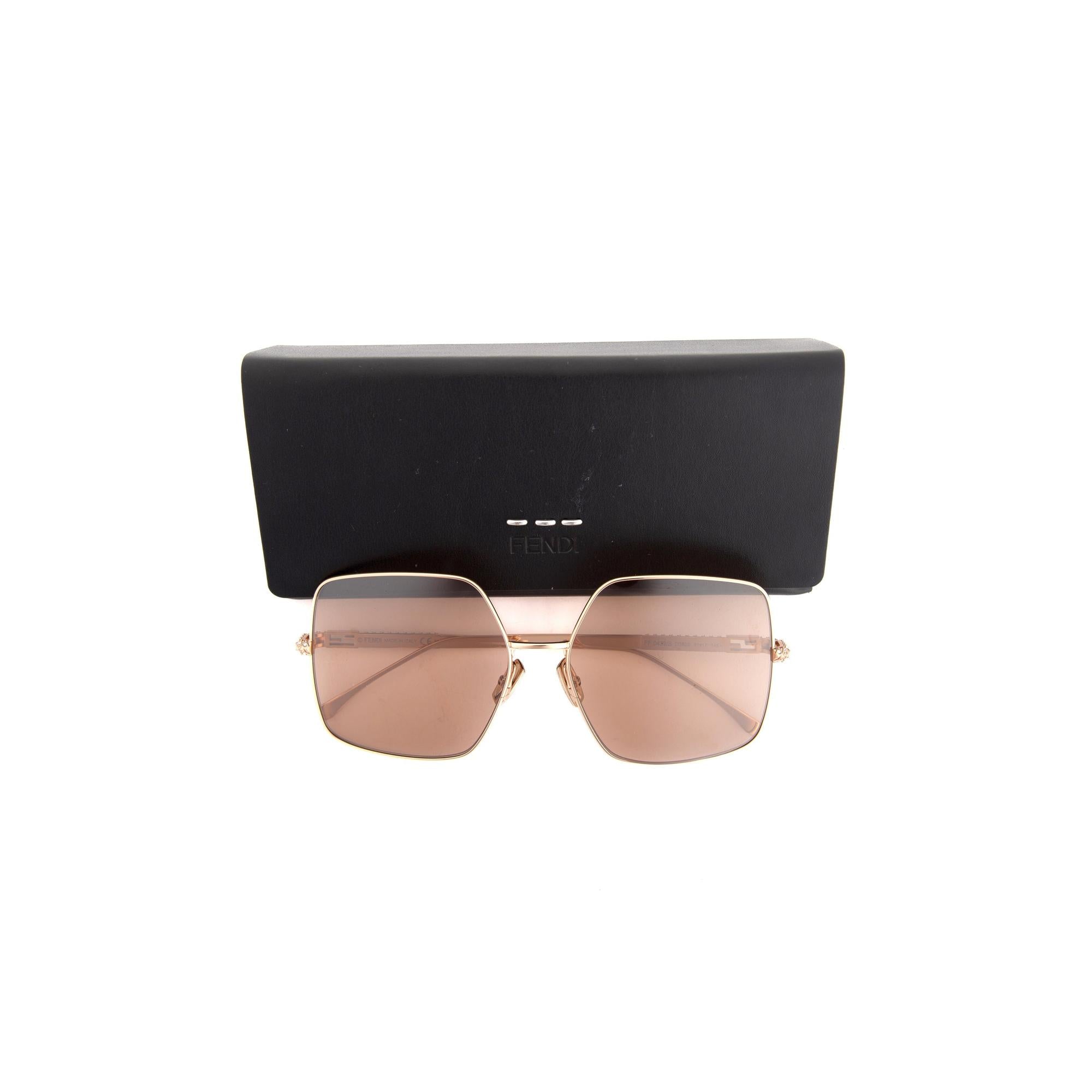 Fendi FF 0439/S Oversized Square Sunglasses w/ Case