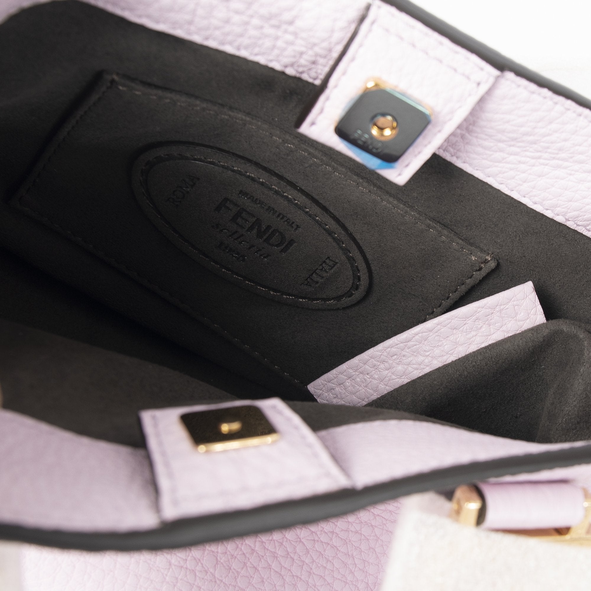 Fendi FF Mini Leather Tote