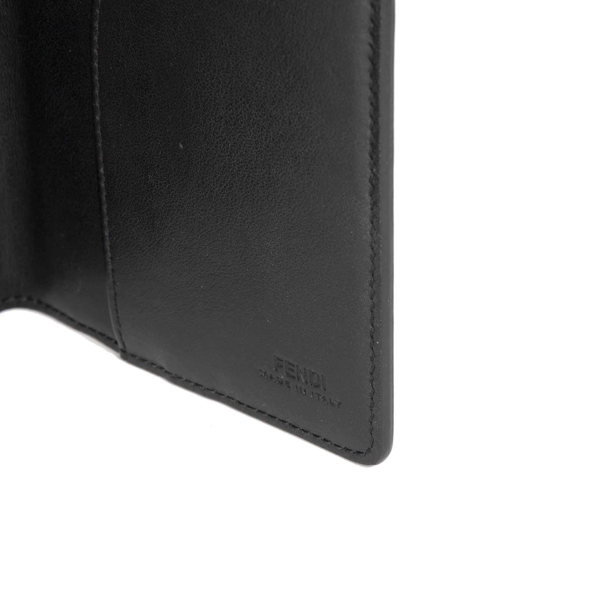 Fendi Fun Fair Multicolour Leather Passport Holder w/ Box