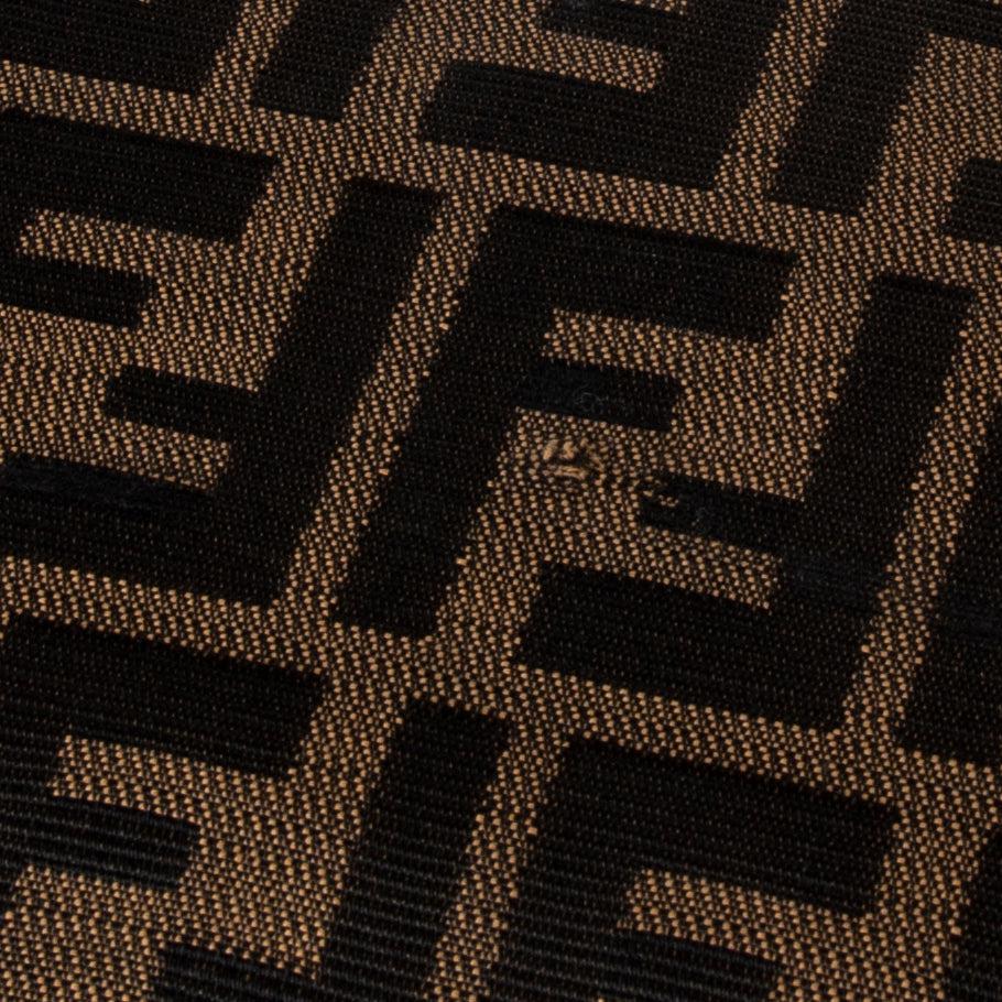 Fendi Leather-Trimmed FF Zucca Tote