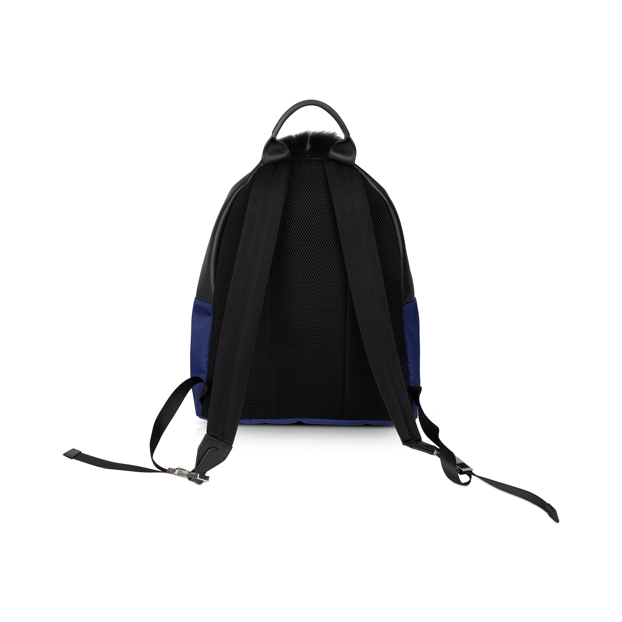 Fendi Leather-Trimmed Nylon Monster Backpack
