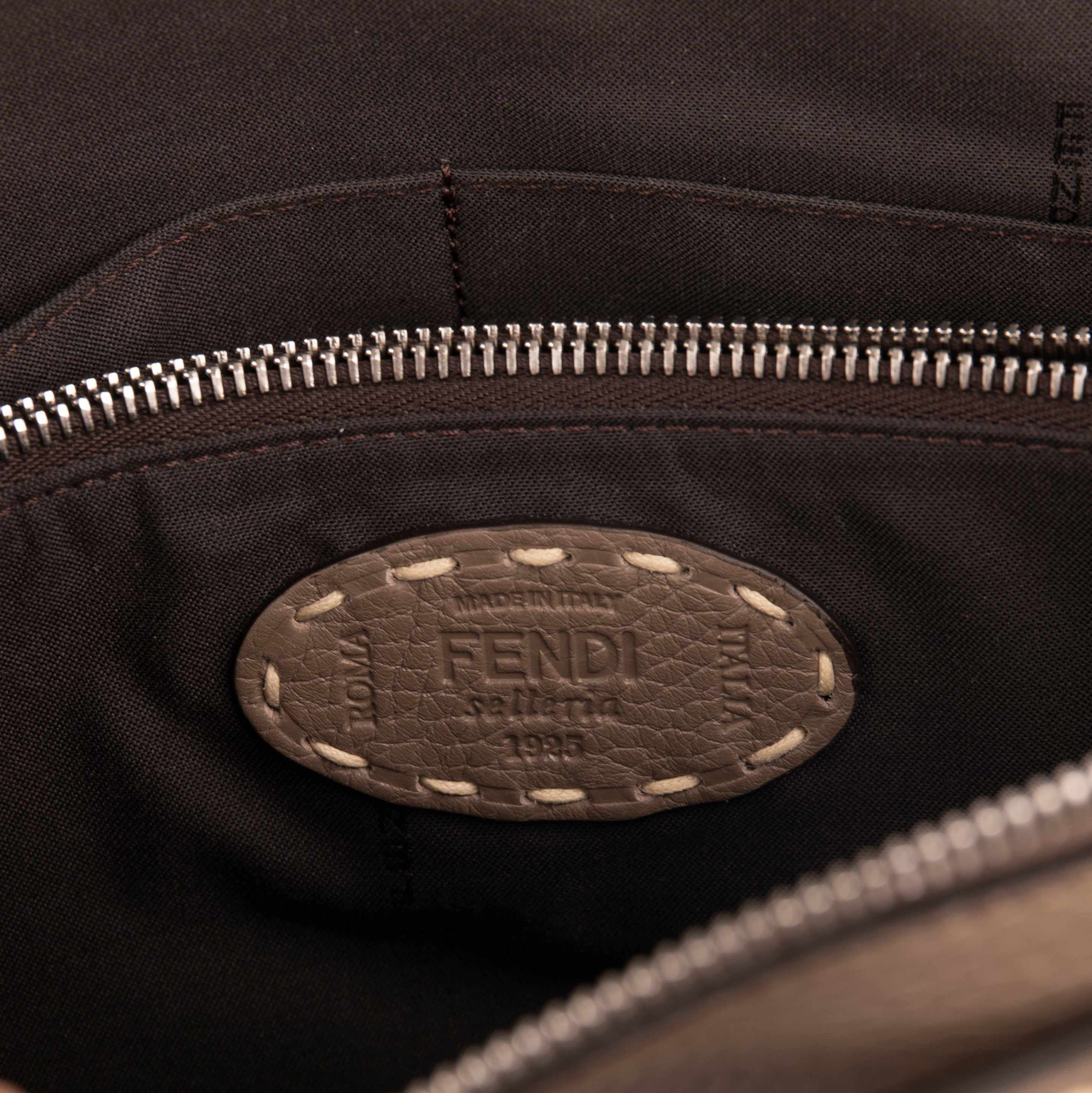 Fendi Medium By the Way Leather Satchel