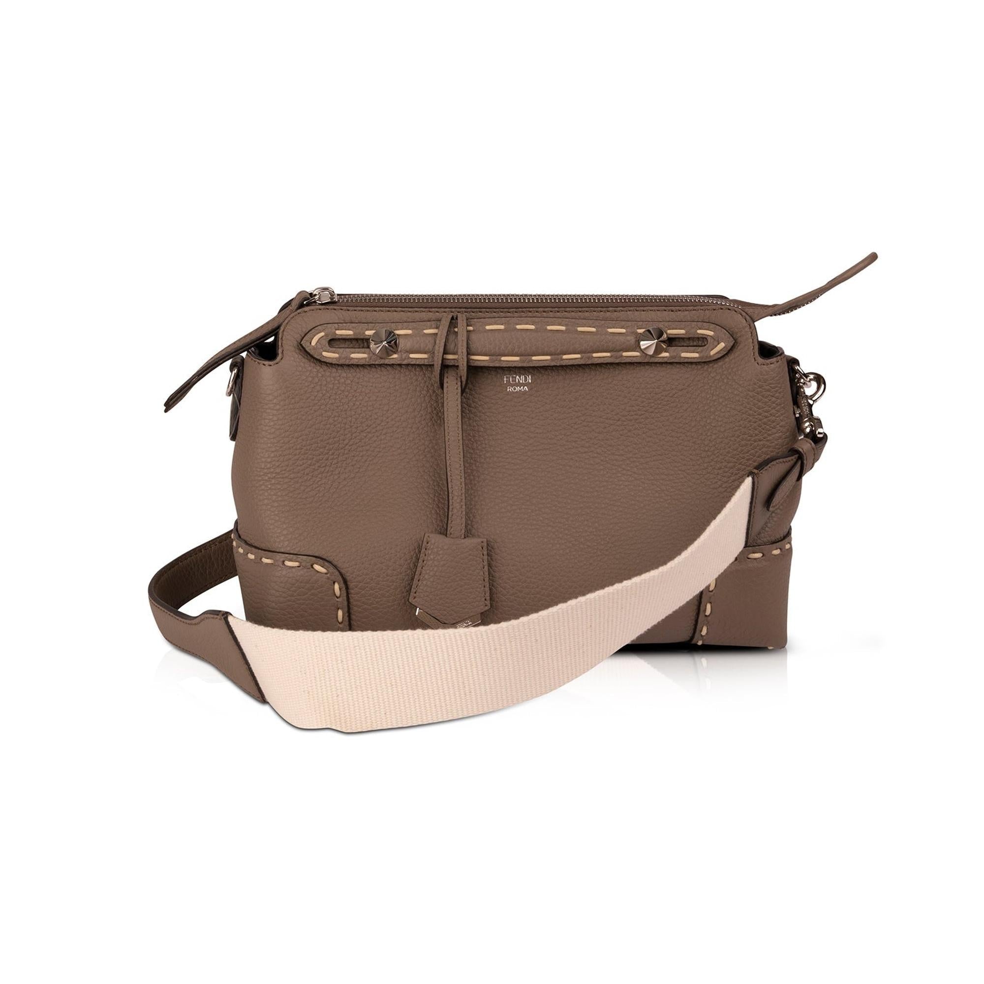 Fendi Medium By the Way Leather Satchel