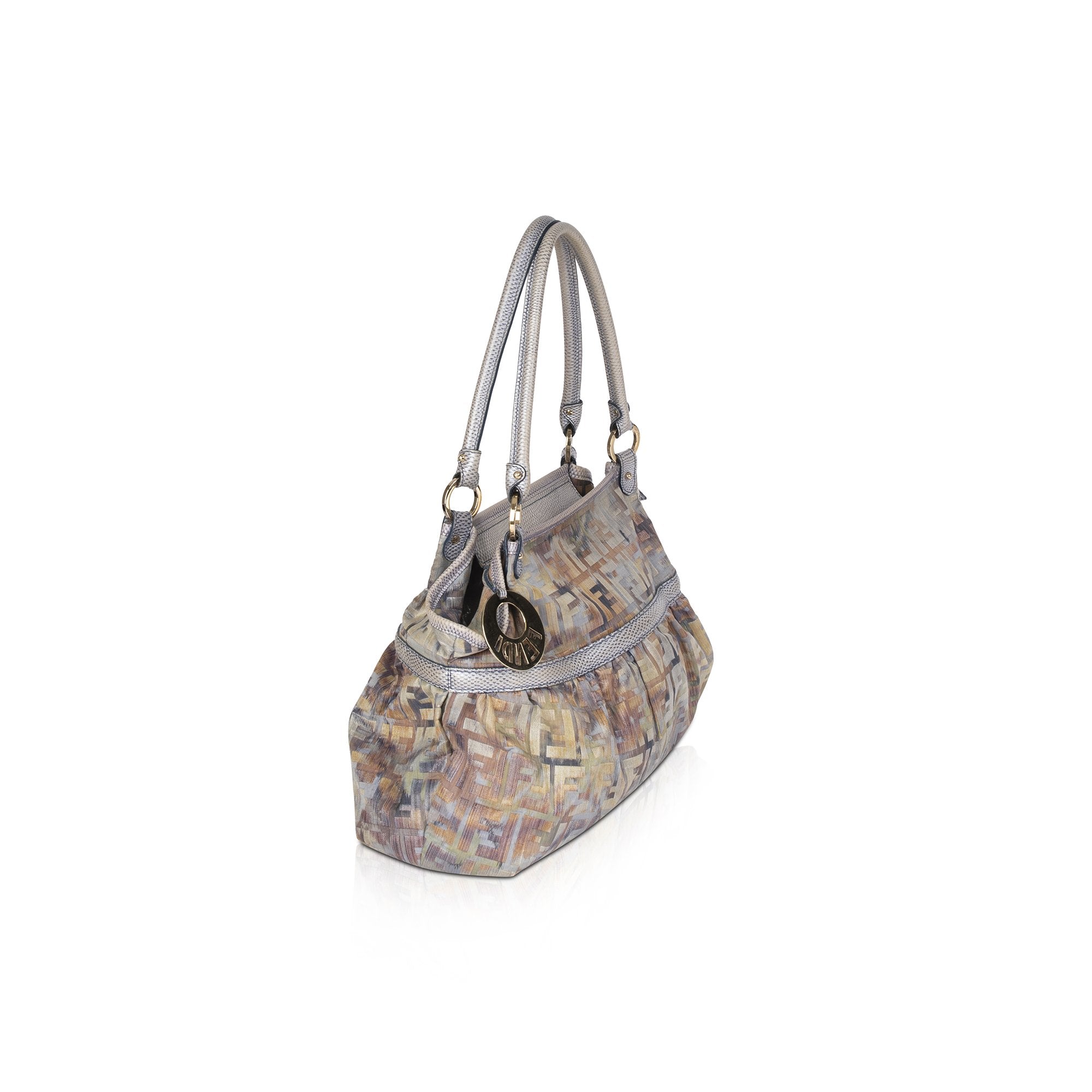 Fendi Metallic Zucca Chef Tote