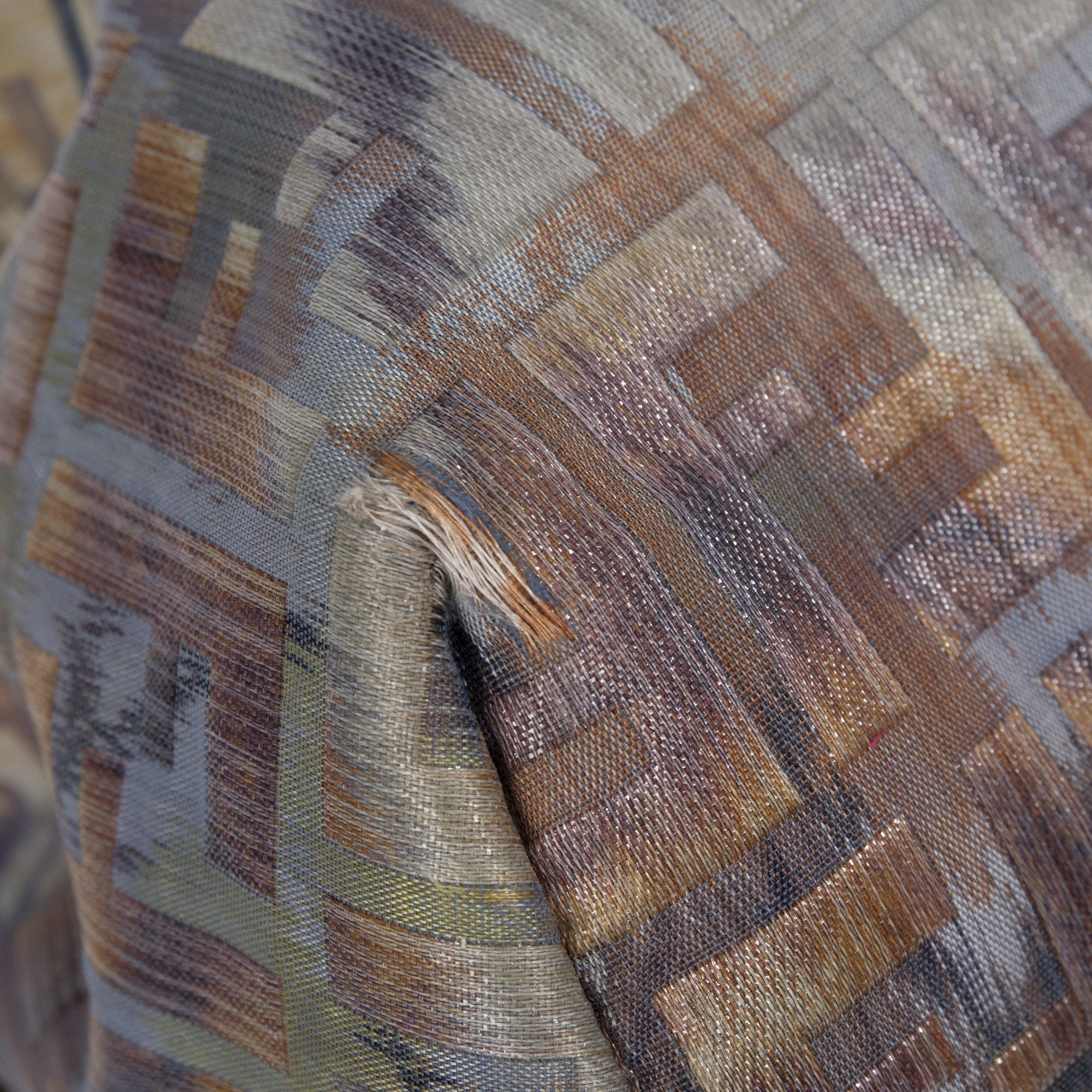 Fendi Metallic Zucca Chef Tote